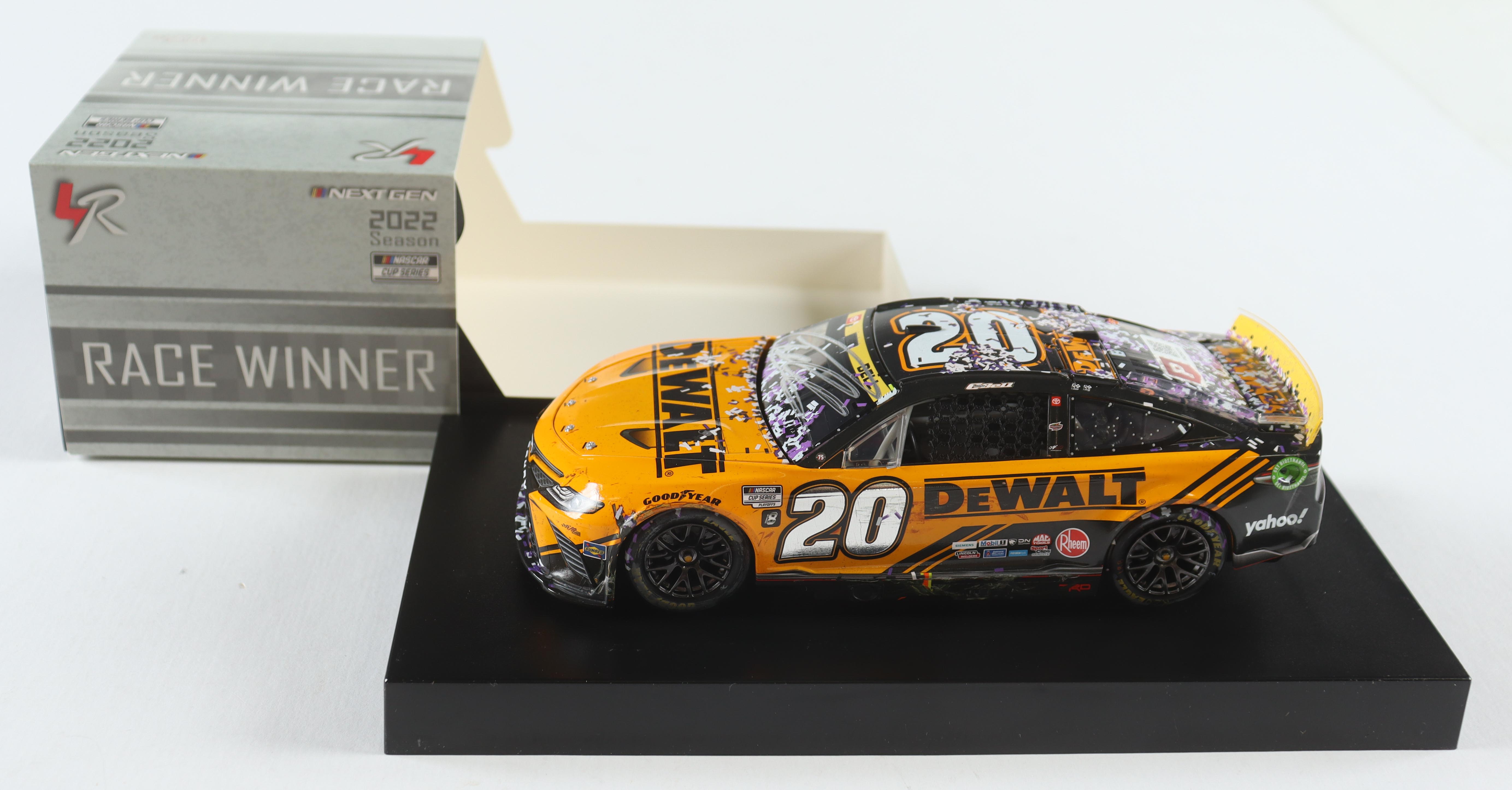 Christopher Bell Signed 2022 Martinsville Win | Raced Version | 1:24 Diecast Car (PA) at PristineAuction.com Christopher Bell Signed 2022 Martinsville Win | Raced Version | 1:24 Diecast Car (PA) at PristineAuction.com