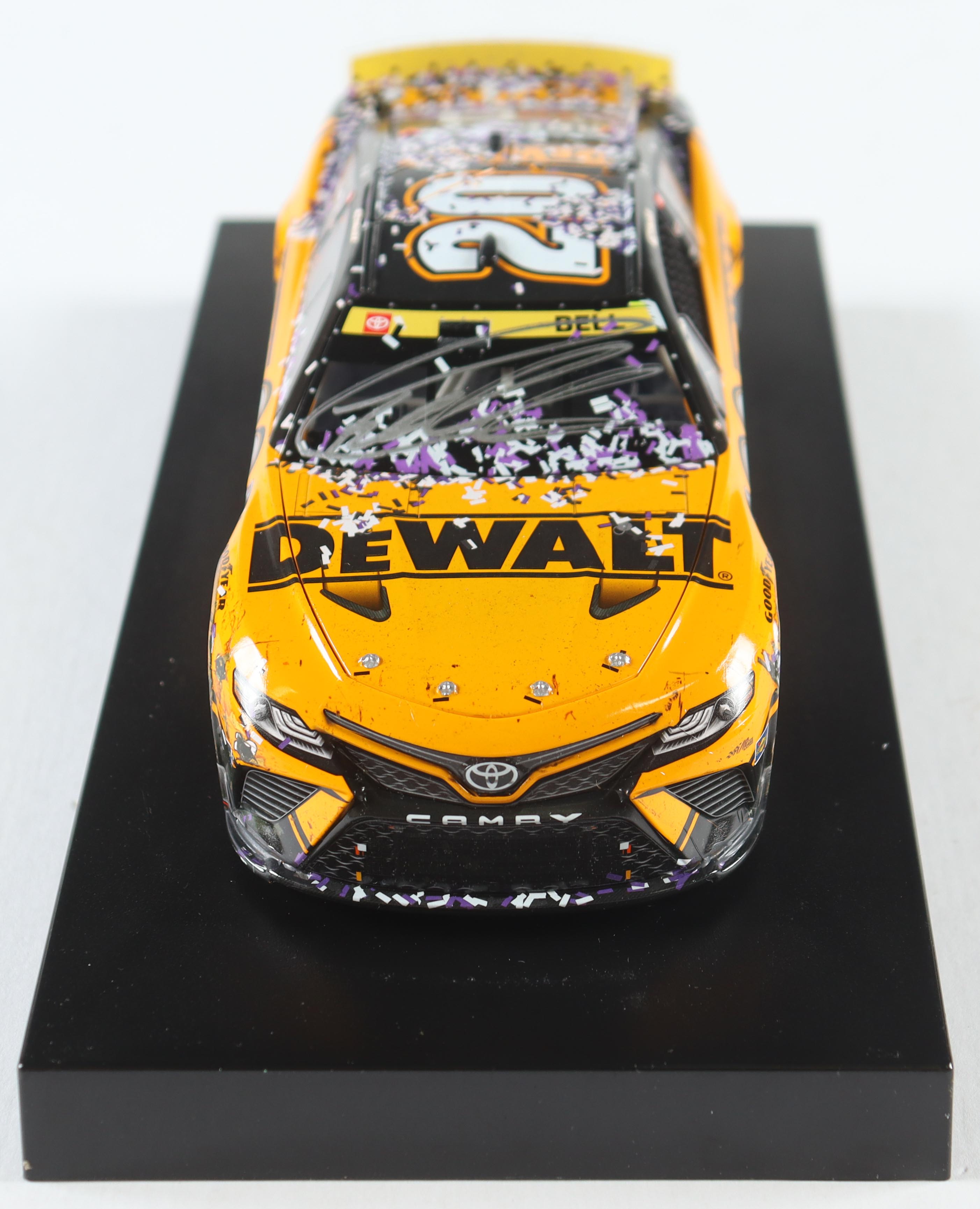 Christopher Bell Signed 2022 Martinsville Win | Raced Version | 1:24 Diecast Car (PA) at PristineAuction.com Christopher Bell Signed 2022 Martinsville Win | Raced Version | 1:24 Diecast Car (PA) at PristineAuction.com