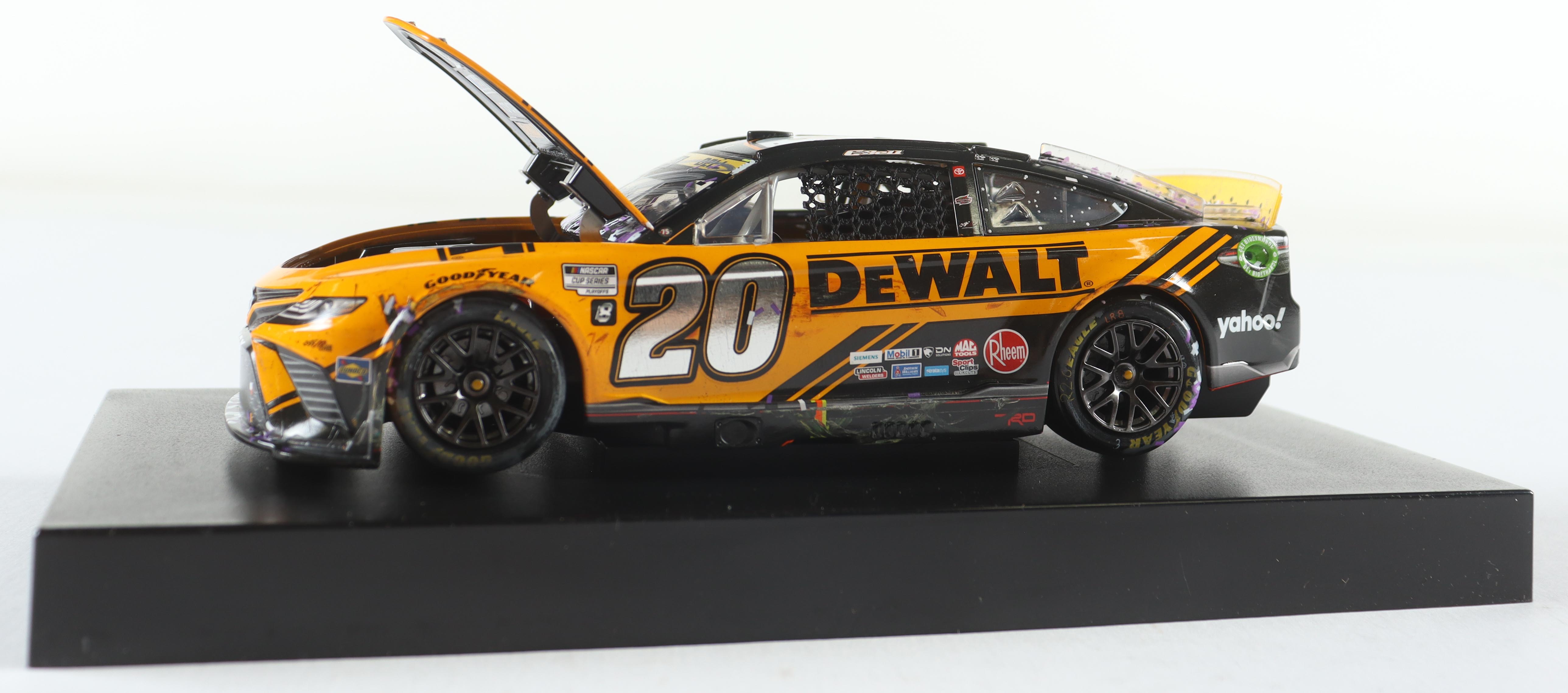 Christopher Bell Signed 2022 Martinsville Win | Raced Version | 1:24 Diecast Car (PA) at PristineAuction.com Christopher Bell Signed 2022 Martinsville Win | Raced Version | 1:24 Diecast Car (PA) at PristineAuction.com