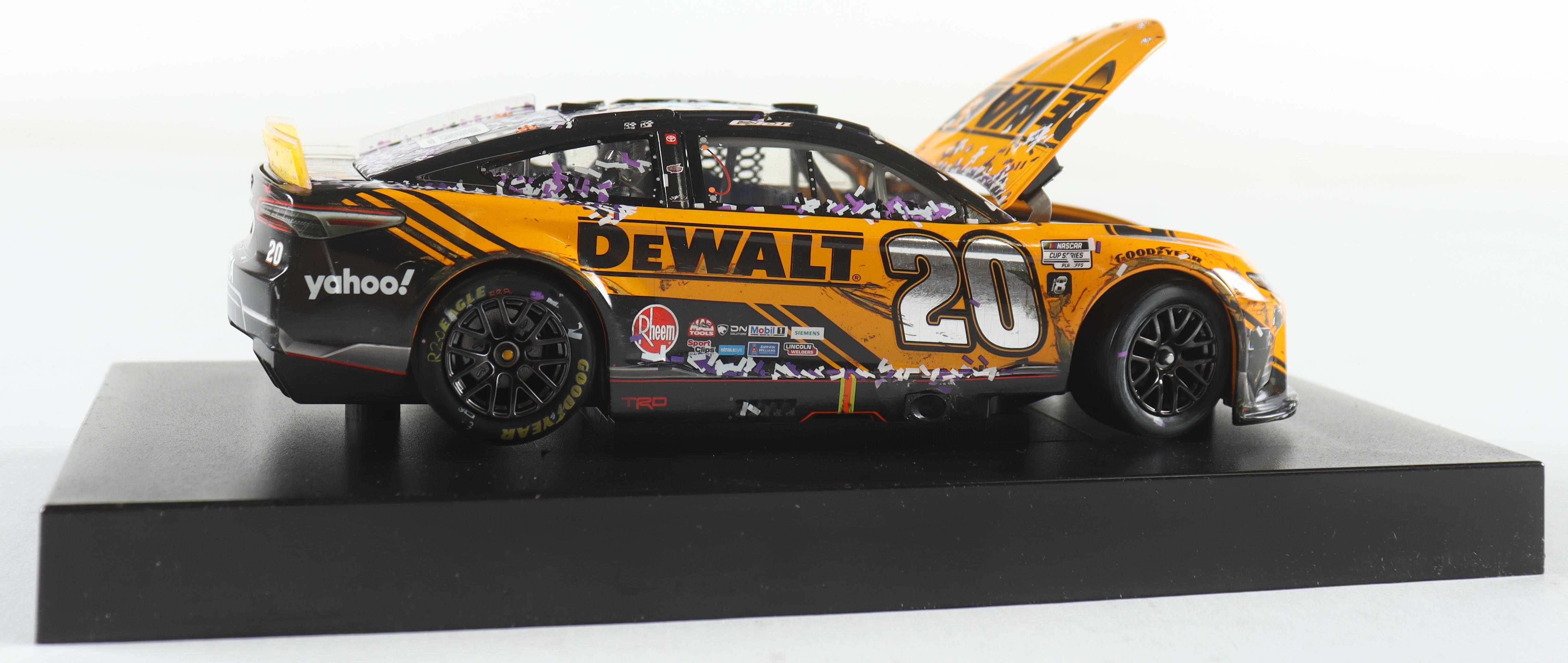 Christopher Bell Signed 2022 Martinsville Win | Raced Version | 1:24 Diecast Car (PA) at PristineAuction.com Christopher Bell Signed 2022 Martinsville Win | Raced Version | 1:24 Diecast Car (PA) at PristineAuction.com