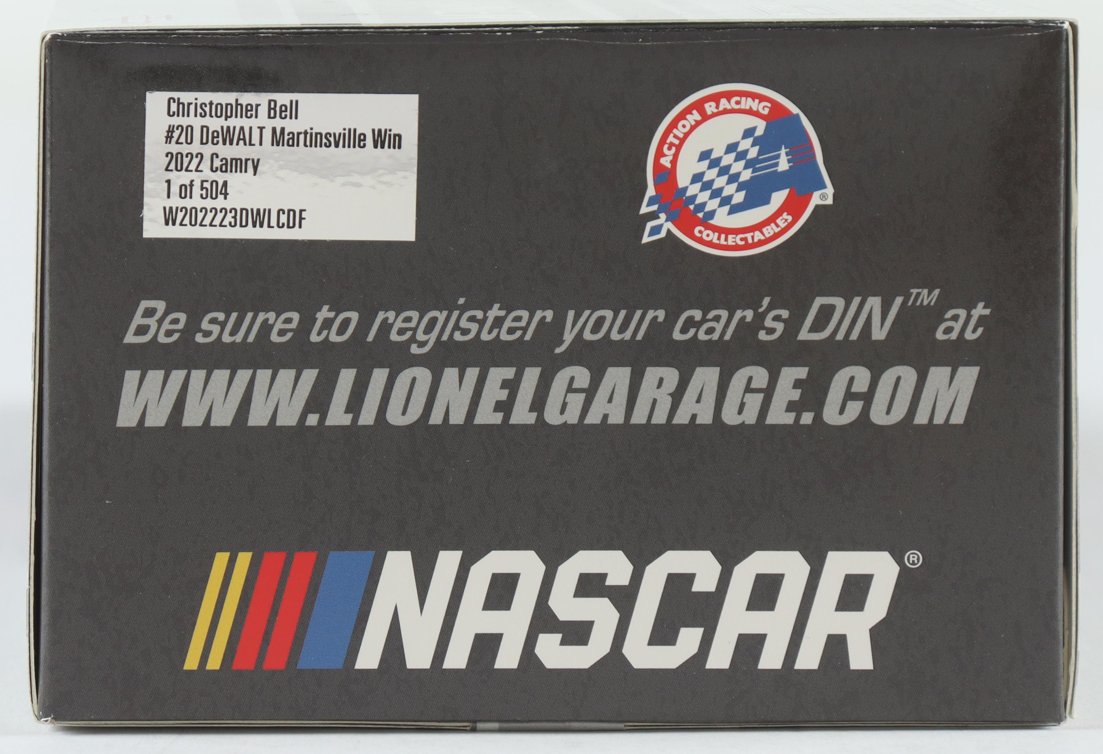 Christopher Bell Signed 2022 Martinsville Win | Raced Version | 1:24 Diecast Car (PA) at PristineAuction.com Christopher Bell Signed 2022 Martinsville Win | Raced Version | 1:24 Diecast Car (PA) at PristineAuction.com