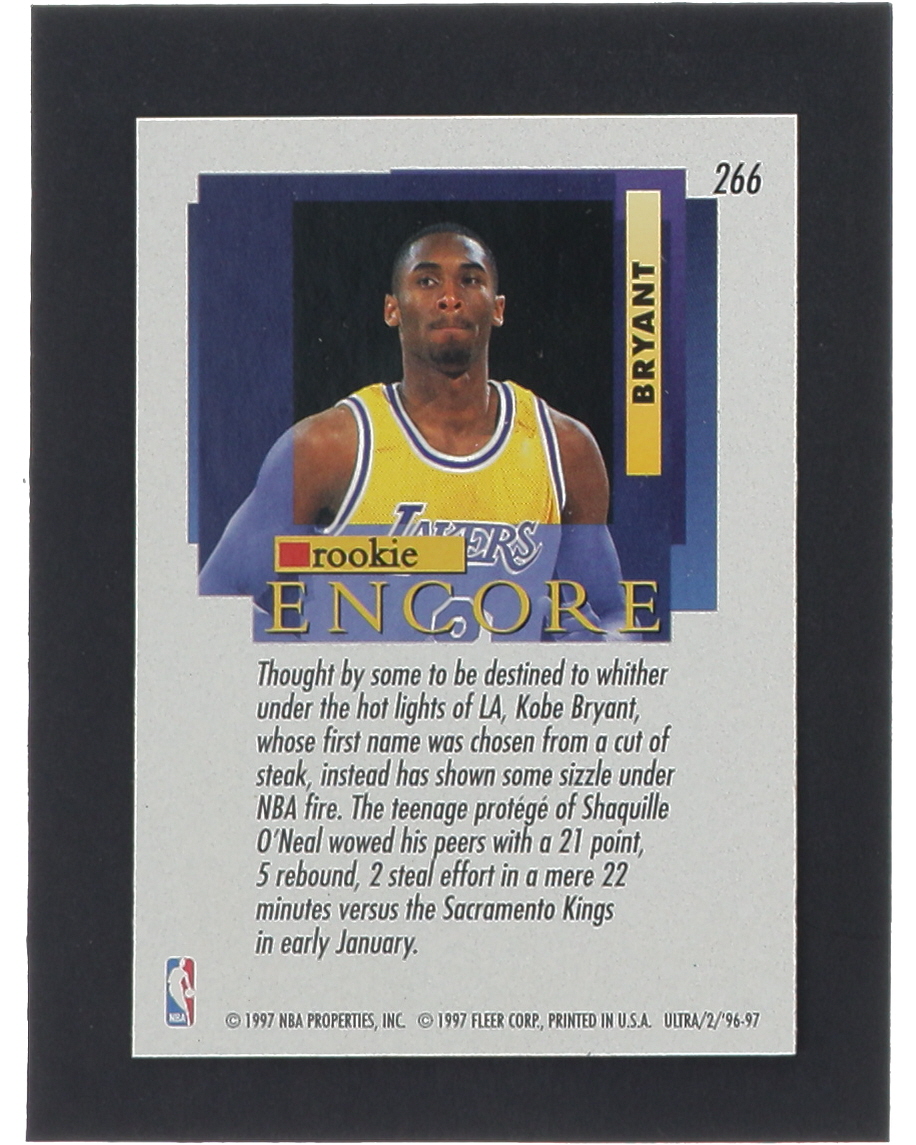 Kobe Bryant 1996-97 Ultra #266 RE at PristineAuction.com Kobe Bryant 1996-97 Ultra #266 RE at PristineAuction.com