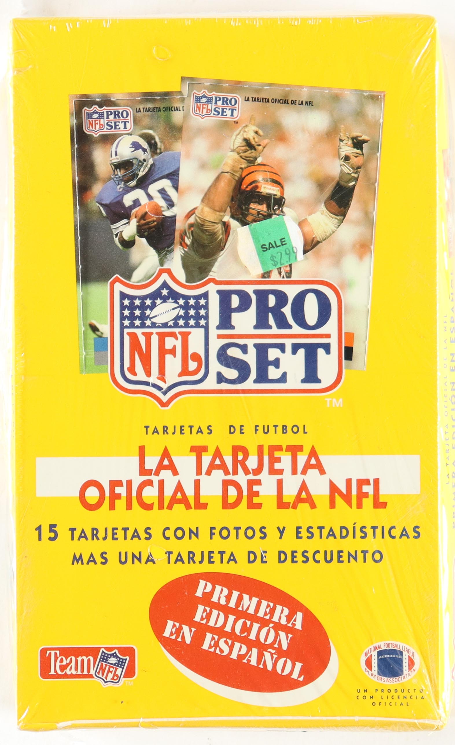 1991 Pro Set Series 1 Spanish Football Wax Box with (36) Packs at PristineAuction.com 1991 Pro Set Series 1 Spanish Football Wax Box with (36) Packs at PristineAuction.com