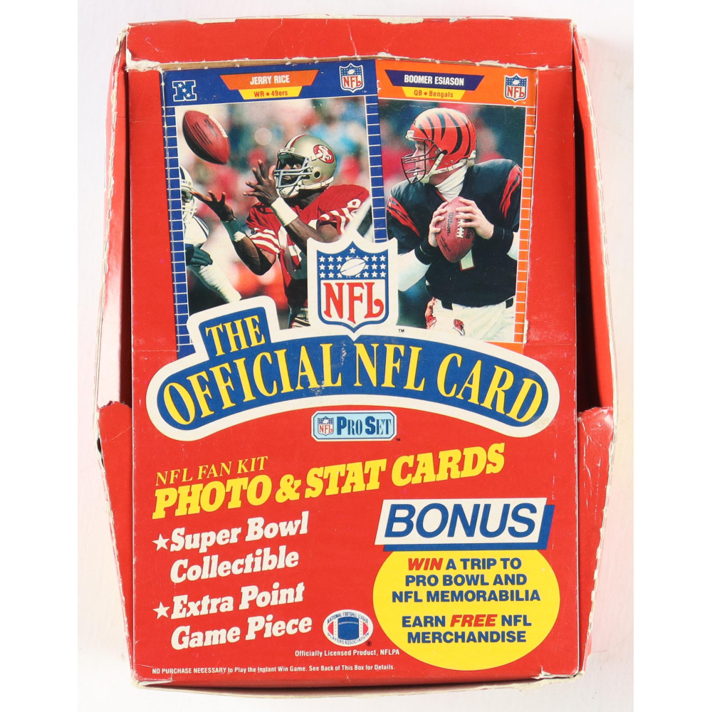 1989 Pro Set Series 2 Football Wax Box 36 Factory Sealed Packs Barry
