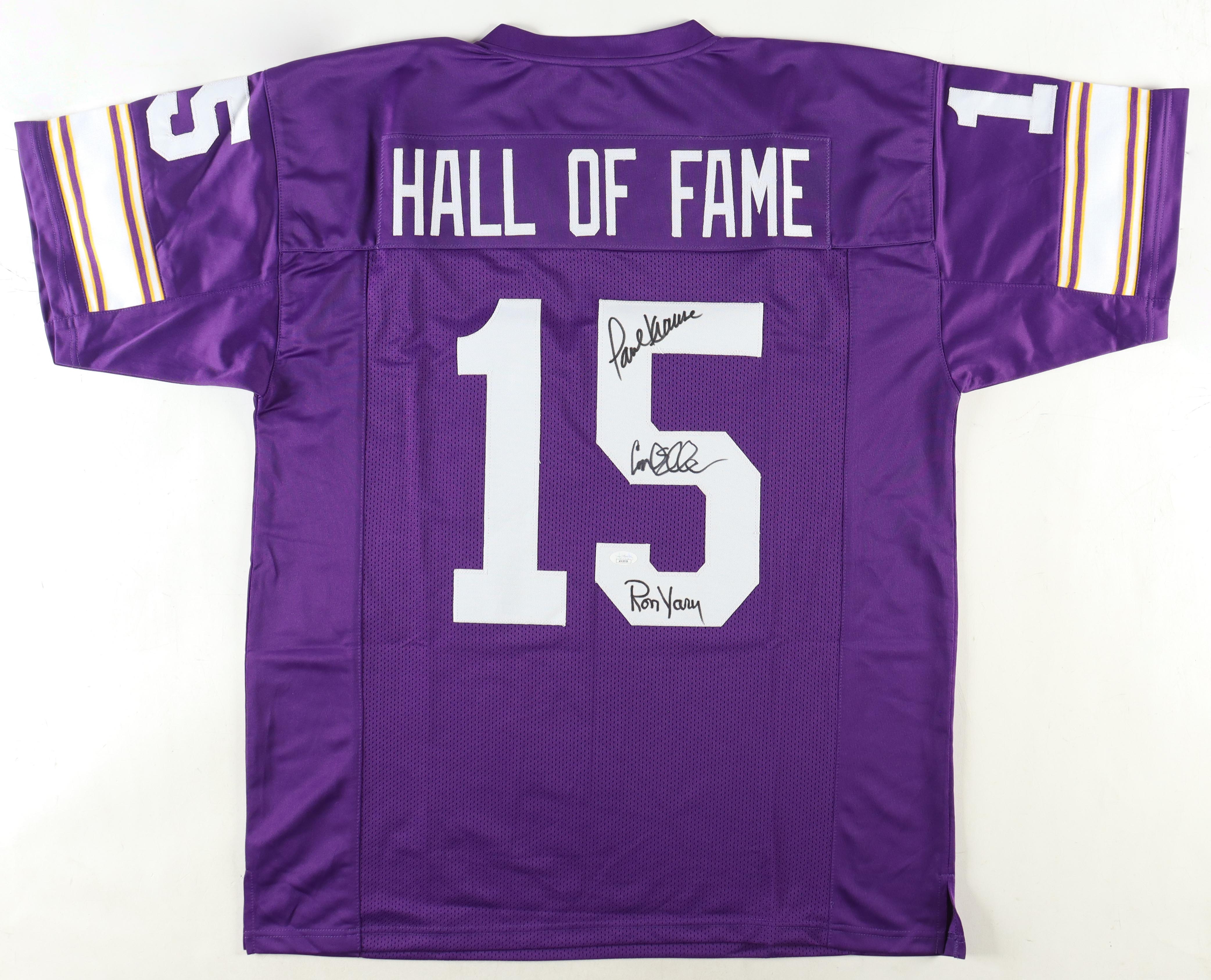 Paul Krause, Carl Eller & Ron Yary Signed Jersey (JSA) at PristineAuction.com Paul Krause, Carl Eller & Ron Yary Signed Jersey (JSA) at PristineAuction.com