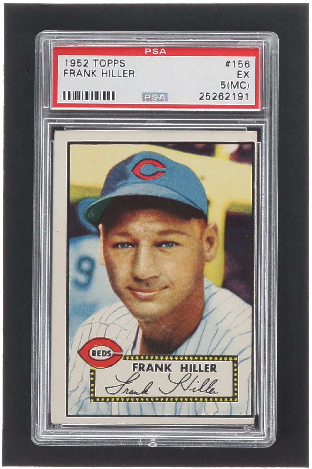 Frank Hiller 1952 Topps #156 RC (PSA 5) (MC) at PristineAuction.com Frank Hiller 1952 Topps #156 RC (PSA 5) (MC) at PristineAuction.com