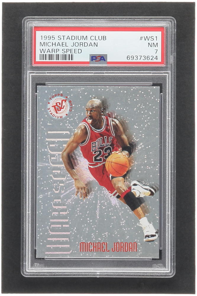 Michael Jordan 1995-96 Stadium Club Warp Speed #WS1 (PSA 7 