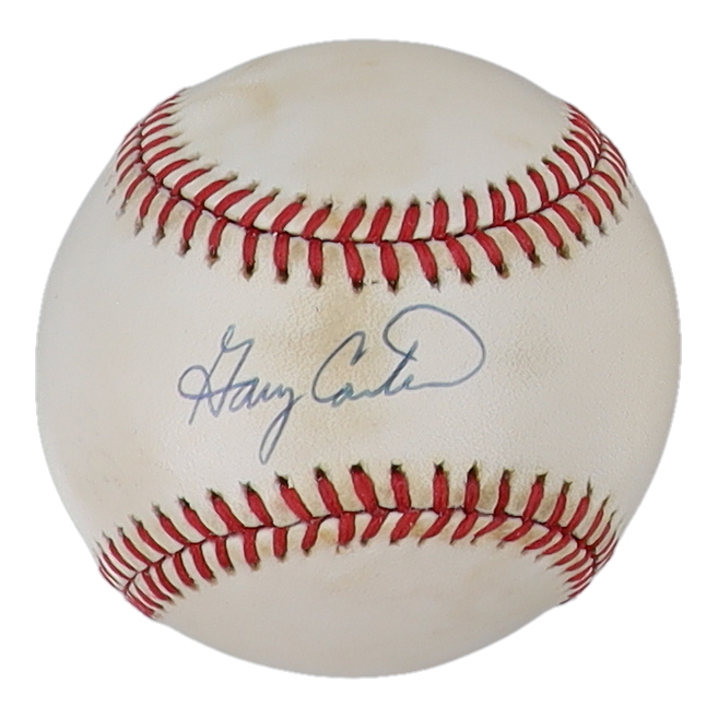 Gary Carter Signed ONL Baseball (Beckett) at PristineAuction.com Gary Carter Signed ONL Baseball (Beckett) at PristineAuction.com