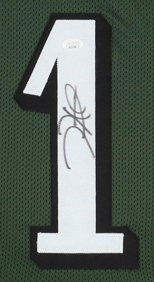 Jalen Hurts Signed Custom Framed Jersey Display (JSA) at PristineAuction.com Jalen Hurts Signed Custom Framed Jersey Display (JSA) at PristineAuction.com