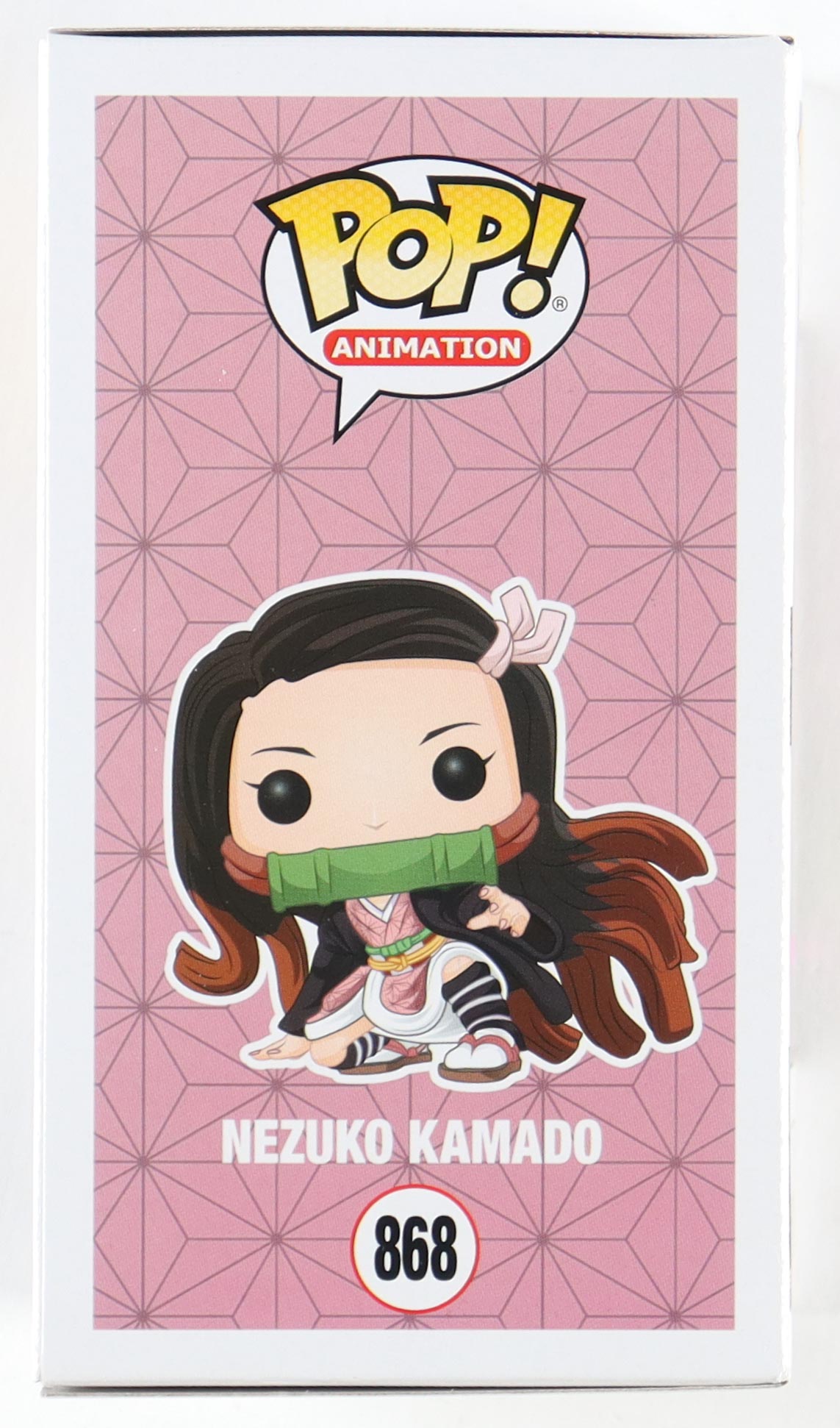 Abby Trott Signed "Demon Slayer" #868 Nezuko Kamado Funko Pop! Vinyl Figure with Extensive Inscription (Beckett) at PristineAuction.com Abby Trott Signed "Demon Slayer" #868 Nezuko Kamado Funko Pop! Vinyl Figure with Extensive Inscription (Beckett) at PristineAuction.com