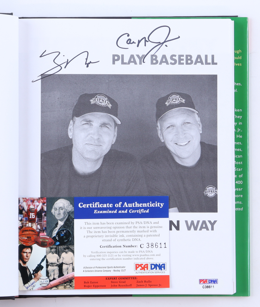 Cal Ripken Jr. & Billy Ripken Signed 
