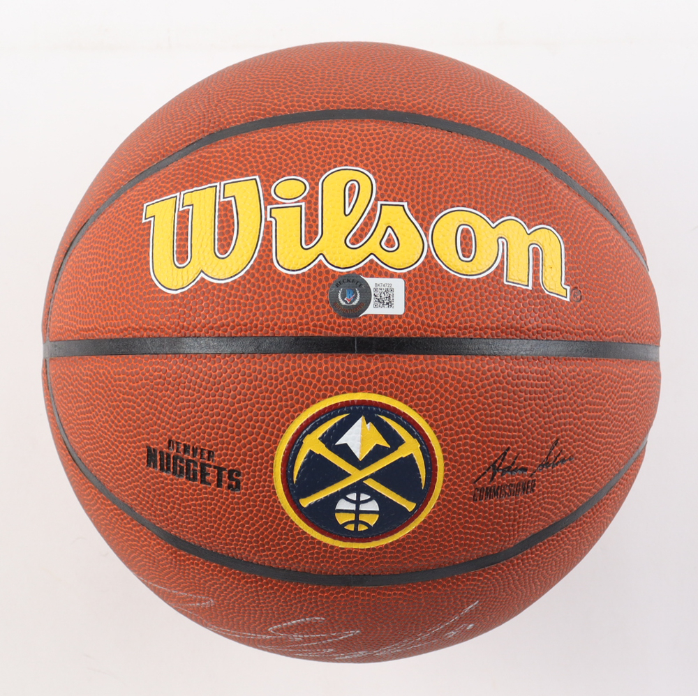 Aaron Gordon Signed Nuggets Logo NBA Basketball (Beckett) at PristineAuction.com Aaron Gordon Signed Nuggets Logo NBA Basketball (Beckett) at PristineAuction.com