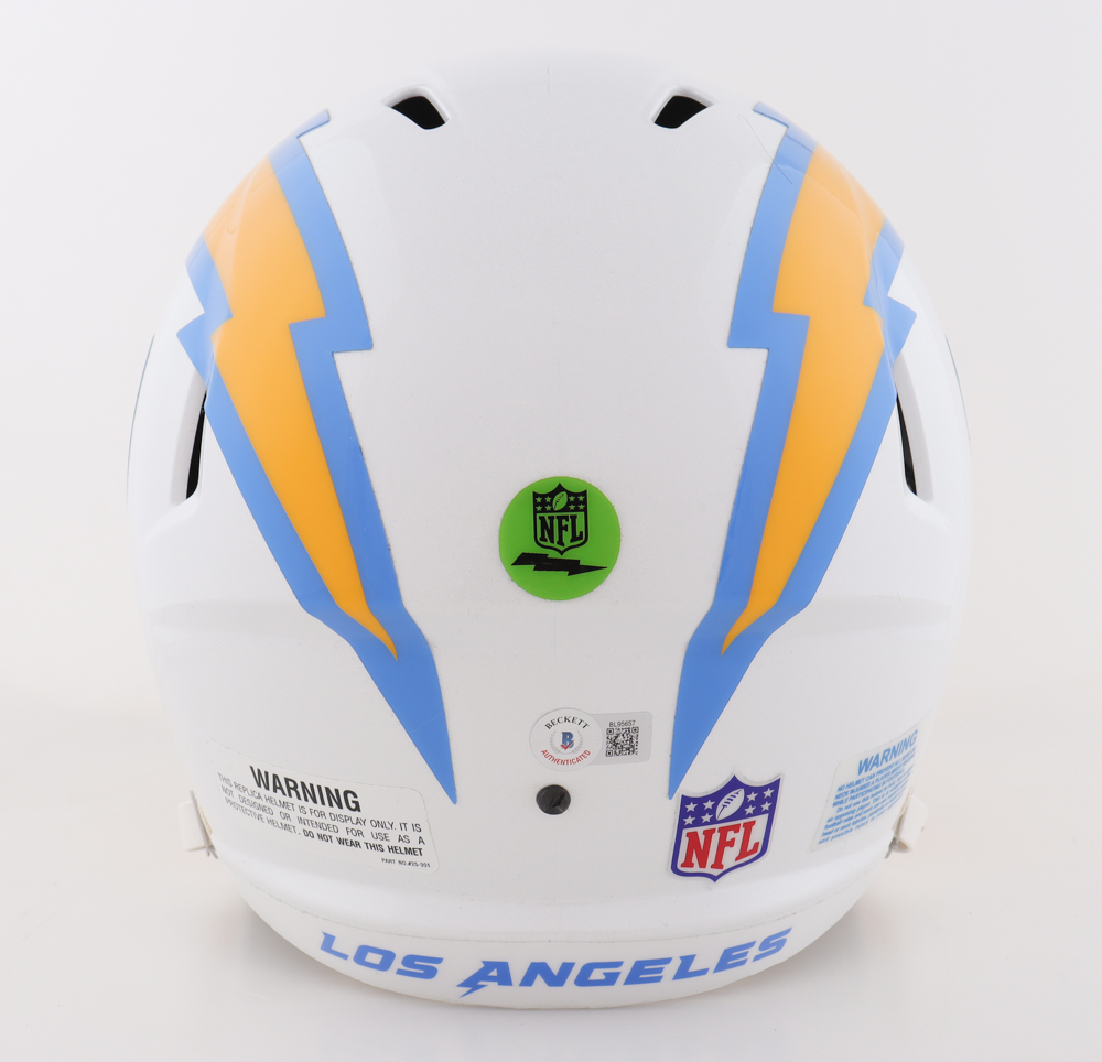 Justin Herbert Signed Chargers Full-Size Speed Helmet (Beckett) at PristineAuction.com Justin Herbert Signed Chargers Full-Size Speed Helmet (Beckett) at PristineAuction.com