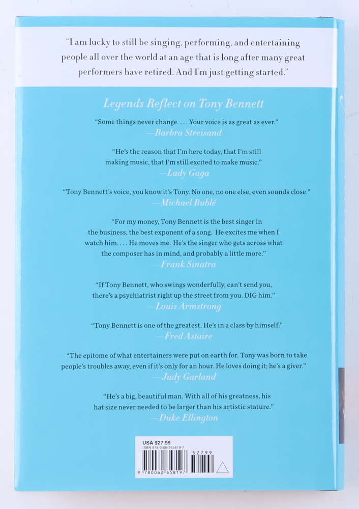 Tony Bennett Signed "Just Getting Started" Hardcover Book (Beckett) at PristineAuction.com Tony Bennett Signed "Just Getting Started" Hardcover Book (Beckett) at PristineAuction.com