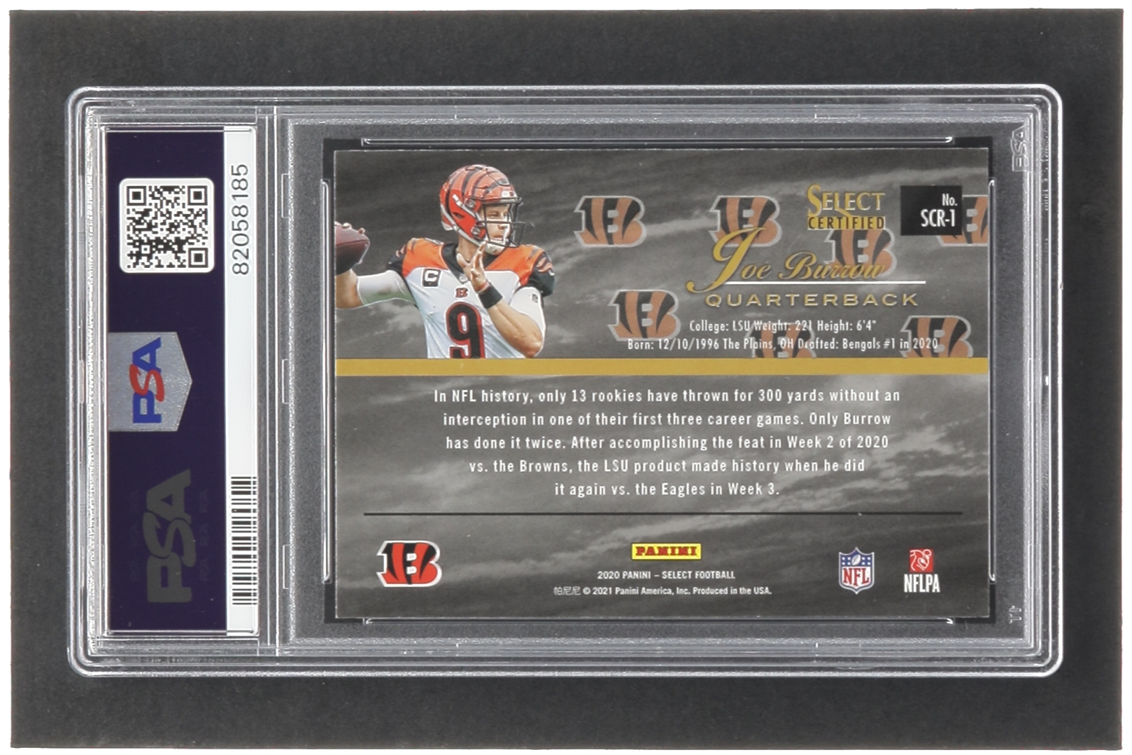 Joe Burrow 2020 Certified 2020 #1 RC (PSA 10) at PristineAuction.com Joe Burrow 2020 Certified 2020 #1 RC (PSA 10) at PristineAuction.com