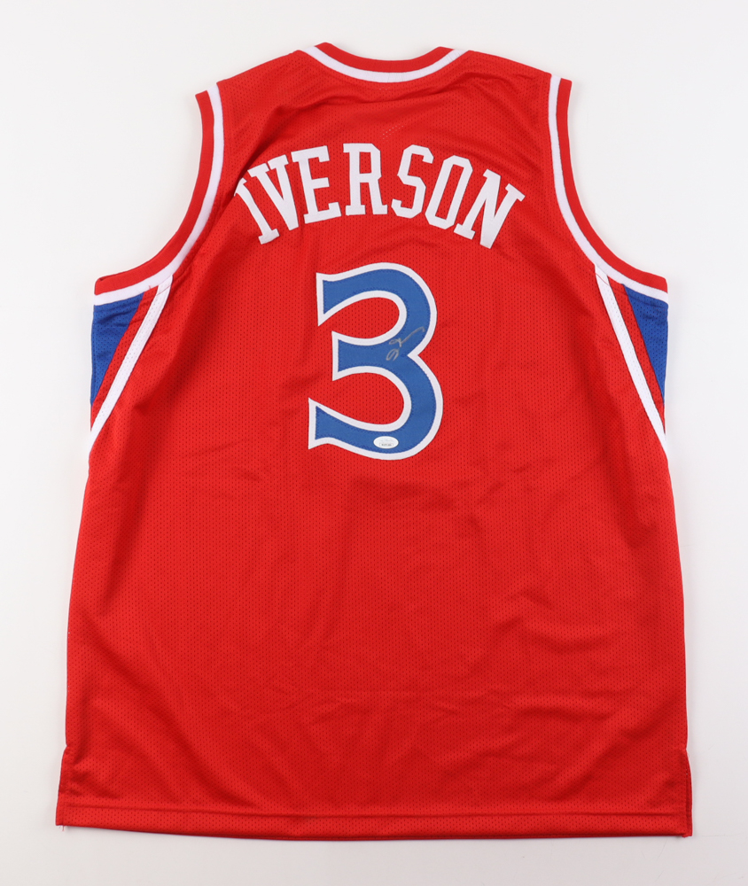 Allen Iverson Signed Jersey (JSA) at PristineAuction.com Allen Iverson Signed Jersey (JSA) at PristineAuction.com