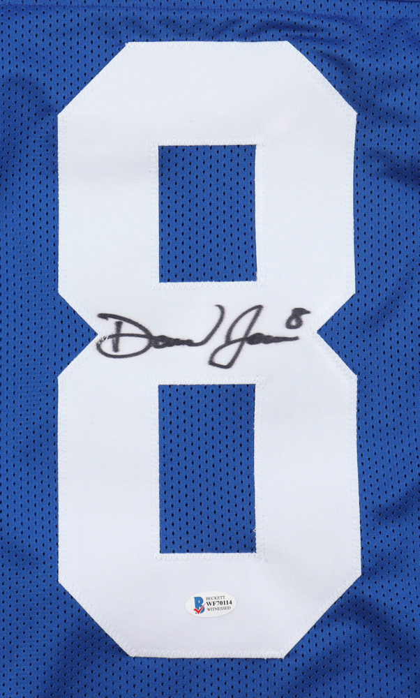 Daniel Jones Signed Jersey (Beckett) at PristineAuction.com Daniel Jones Signed Jersey (Beckett) at PristineAuction.com