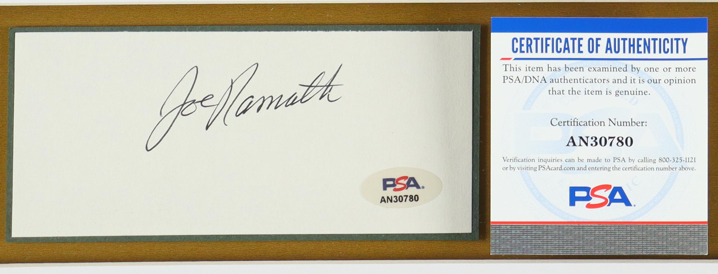 Joe Namath Signed Custom Framed Cut Display With Jersey & Official Super Bowl III Vintage Pin (PSA) at PristineAuction.com Joe Namath Signed Custom Framed Cut Display With Jersey & Official Super Bowl III Vintage Pin (PSA) at PristineAuction.com