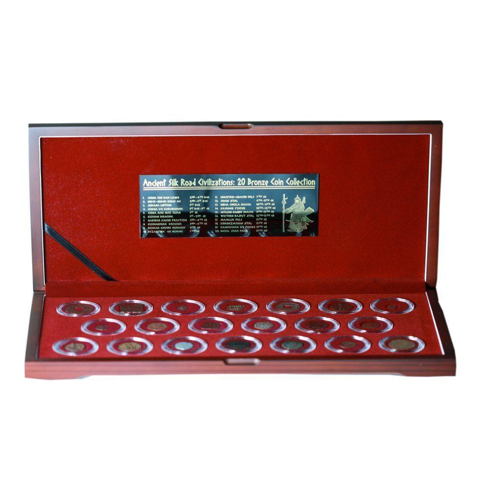 set-of-20-ancient-coins-of-the-silk-road-coins-with-deluxe-wooden