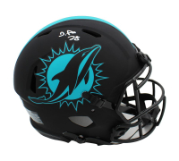 De'Von Achane Signed Dolphins Full-Size Authentic On-Field Eclipse Speed Helmet (Beckett) at PristineAuction.com