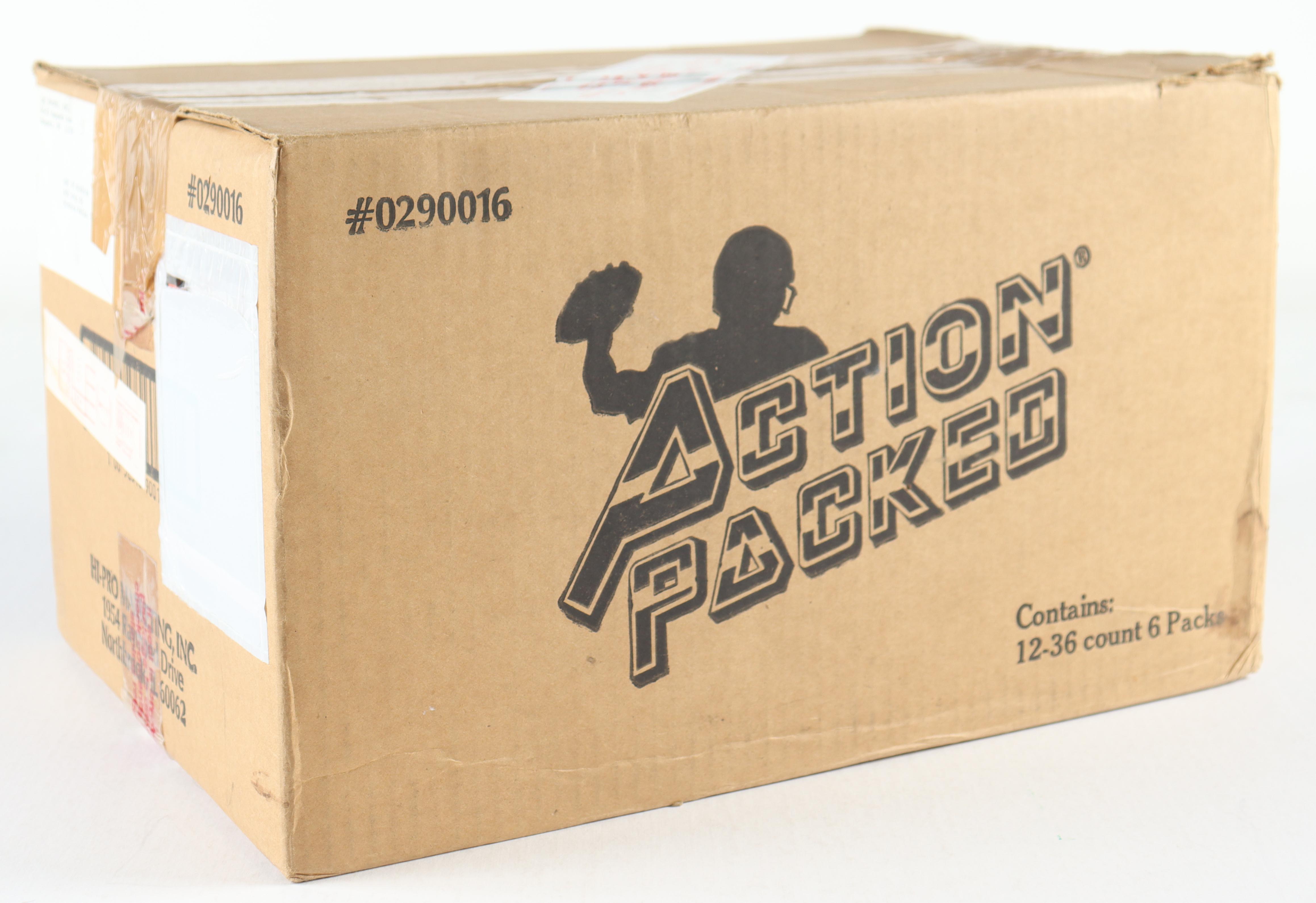 1991 Action Packed Football Factory Sealed Case With (12) Boxes at PristineAuction.com 1991 Action Packed Football Factory Sealed Case With (12) Boxes at PristineAuction.com