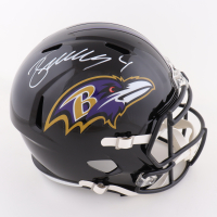 Zay Flowers Signed Ravens Full-Size Speed Helmet (Beckett) at PristineAuction.com