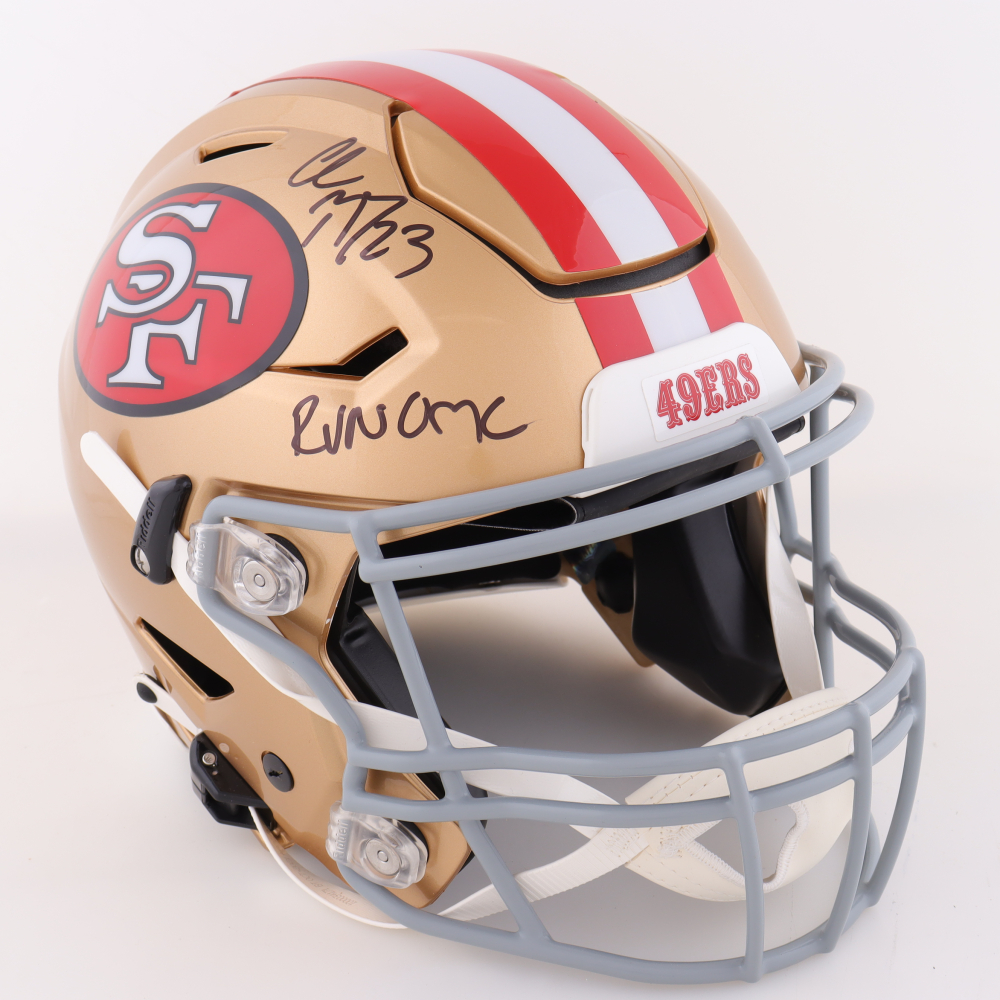 Christian McCaffrey Signed 49ers Full-Size Authentic On-Field