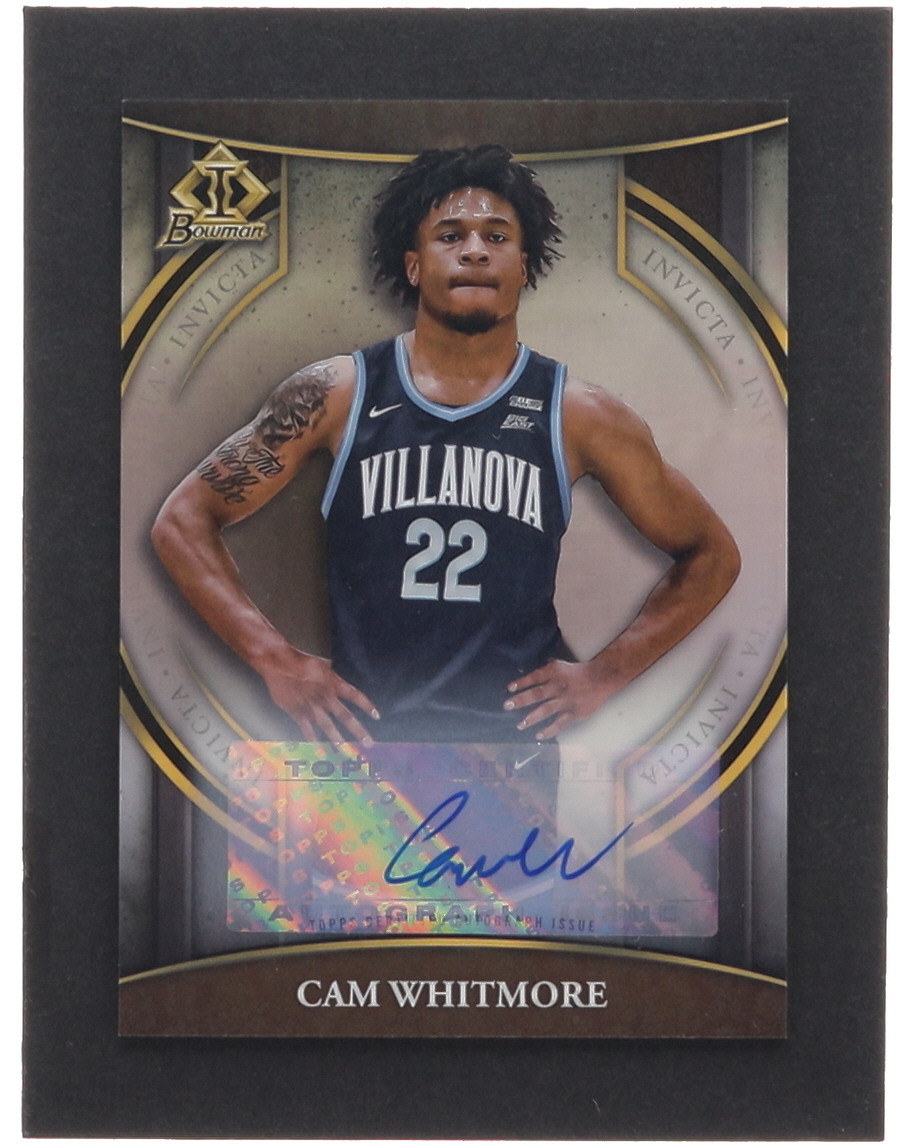 Cam Whitmore 2022-23 Bowman Chrome University Bowman Invicta Autographs #BI20 #37/99 at PristineAuction.com Cam Whitmore 2022-23 Bowman Chrome University Bowman Invicta Autographs #BI20 #37/99 at PristineAuction.com