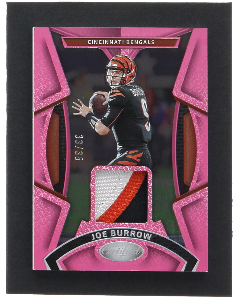 Joe Burrow 2023 Certified Materials Mirror Pink Etch #5 #33/35 ...