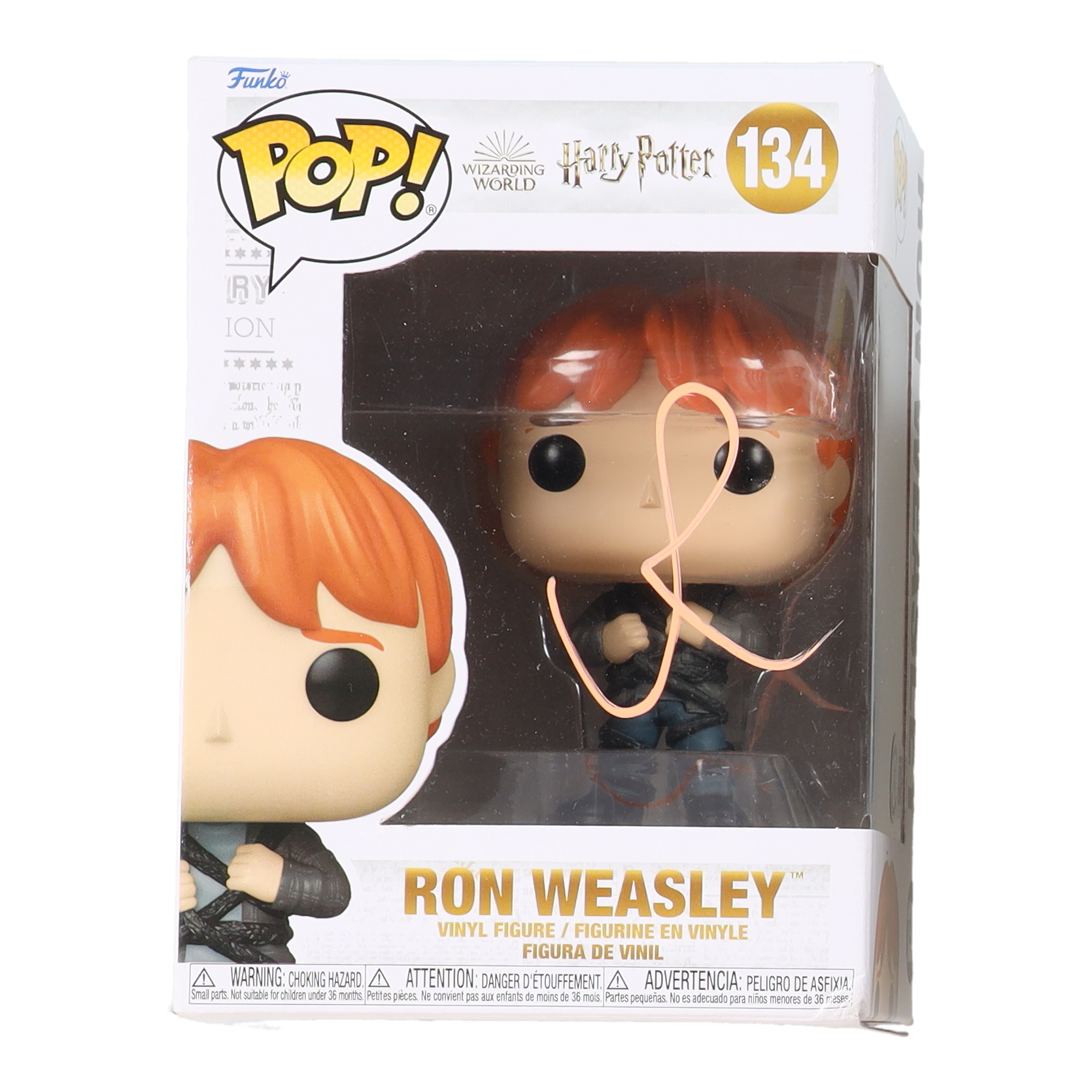 Rupert Grint Signed "Harry Potter" #134 Ron Weasley Funko Pop! Vinyl Figure (Beckett) at PristineAuction.com Rupert Grint Signed "Harry Potter" #134 Ron Weasley Funko Pop! Vinyl Figure (Beckett) at PristineAuction.com