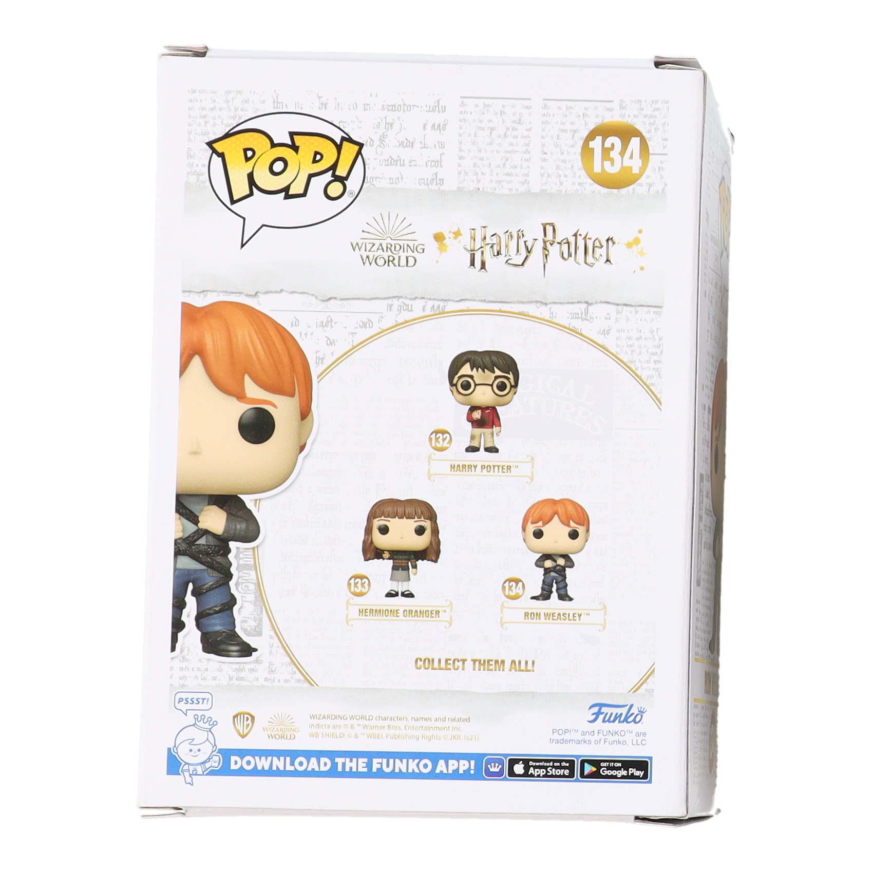 Rupert Grint Signed "Harry Potter" #134 Ron Weasley Funko Pop! Vinyl Figure (Beckett) at PristineAuction.com Rupert Grint Signed "Harry Potter" #134 Ron Weasley Funko Pop! Vinyl Figure (Beckett) at PristineAuction.com