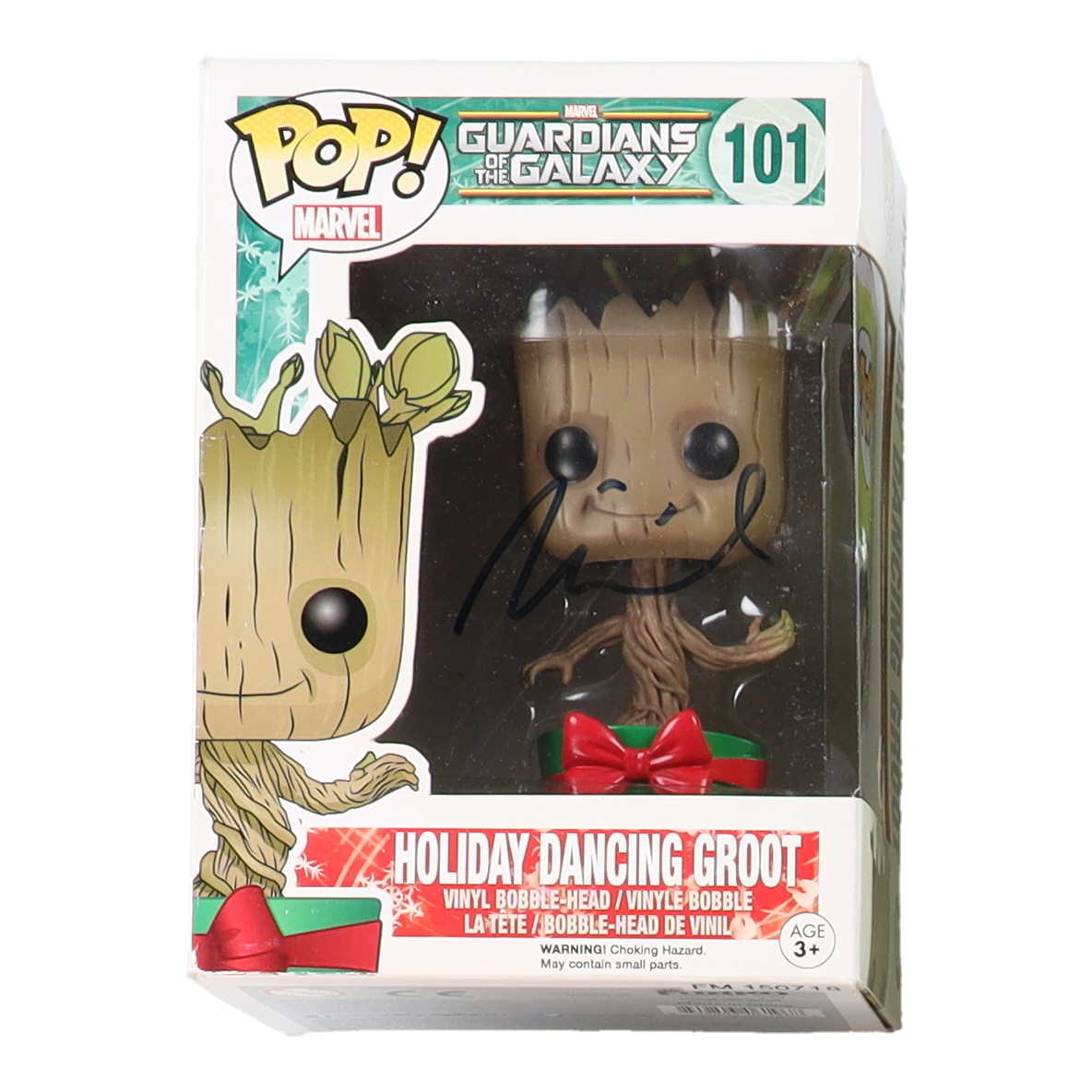 Vin Diesel Signed "Guardians Of The Galaxy" #101 Holiday Dancing Groot Funko Pop! Vinyl Figure (Beckett) at PristineAuction.com Vin Diesel Signed "Guardians Of The Galaxy" #101 Holiday Dancing Groot Funko Pop! Vinyl Figure (Beckett) at PristineAuction.com