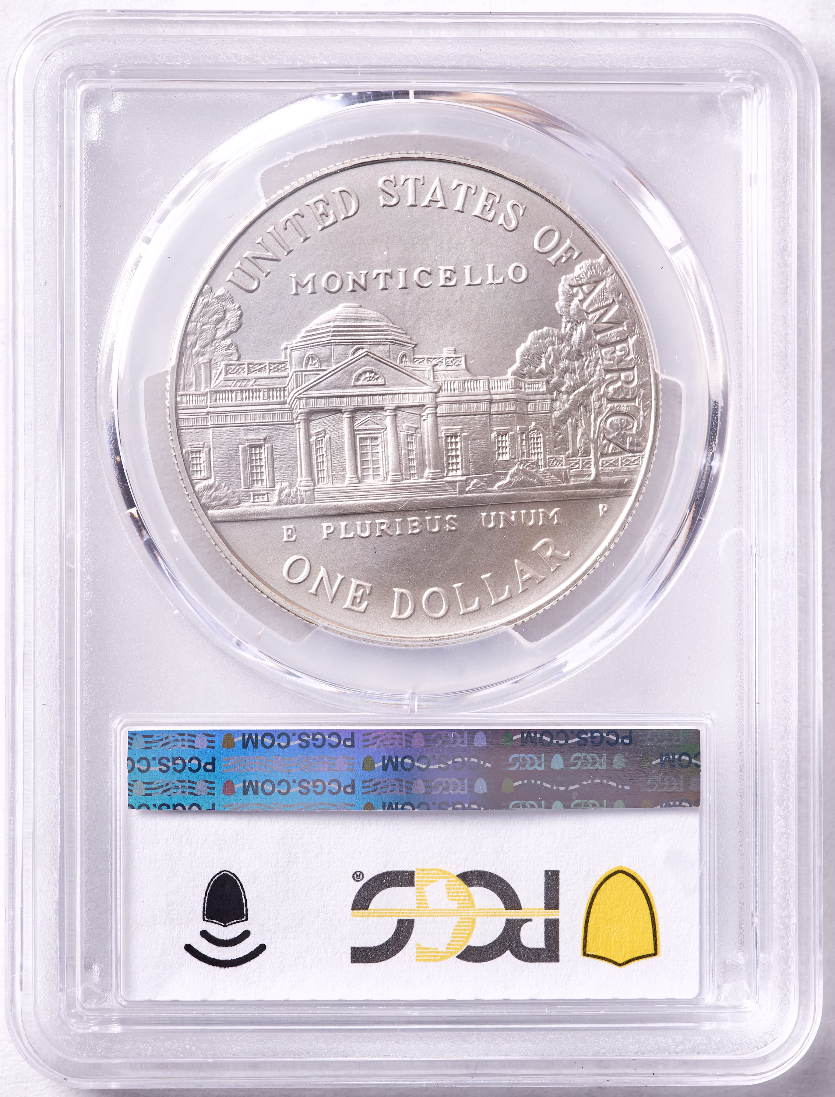 1993-P Thomas Jefferson Silver Dollar (PCGS MS69) at PristineAuction.com 1993-P Thomas Jefferson Silver Dollar (PCGS MS69) at PristineAuction.com