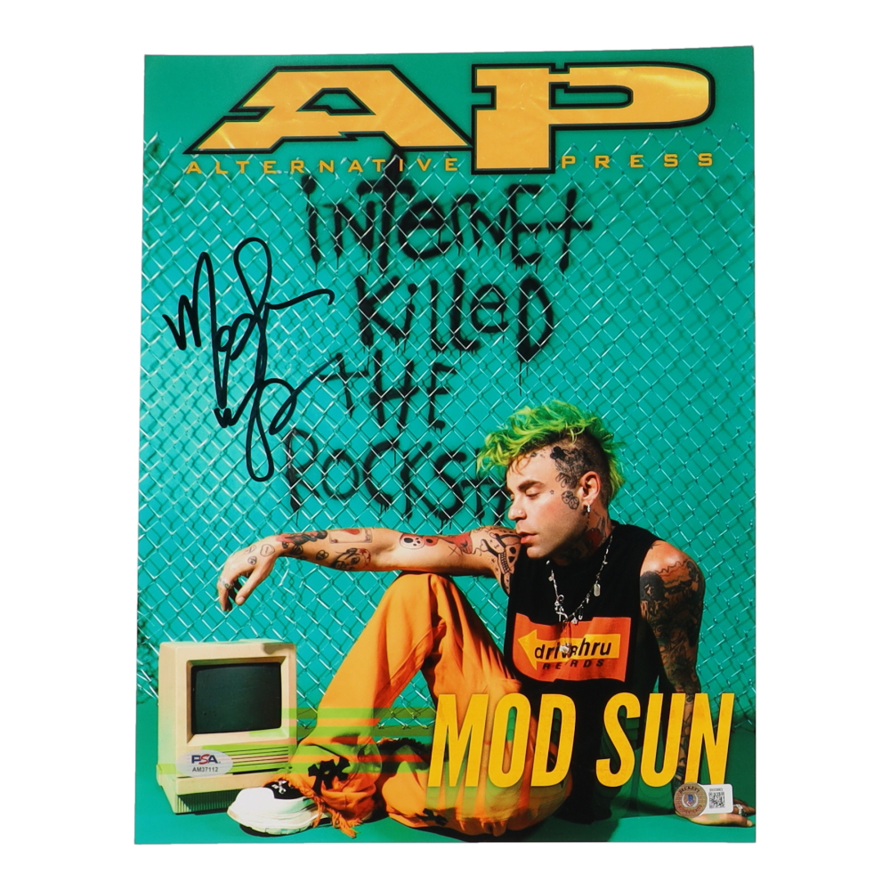 Mod Sun Signed 11x14 Photo (Beckett) Pristine Auction