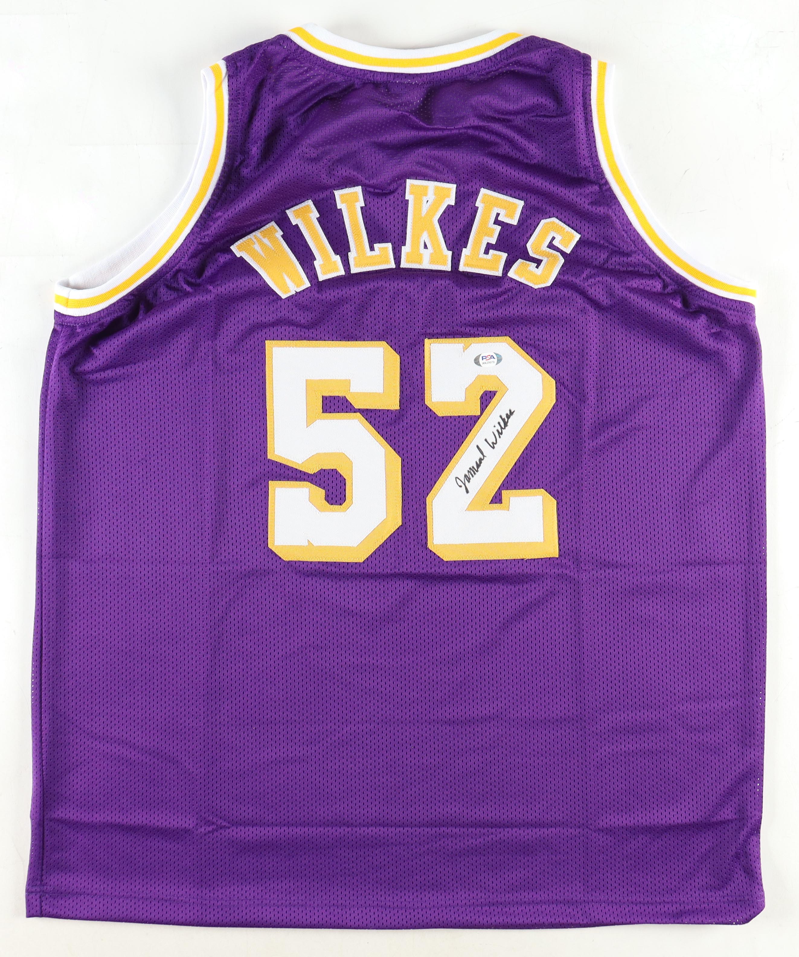 Jamaal Wilkes Signed Jersey (PSA) at PristineAuction.com Jamaal Wilkes Signed Jersey (PSA) at PristineAuction.com