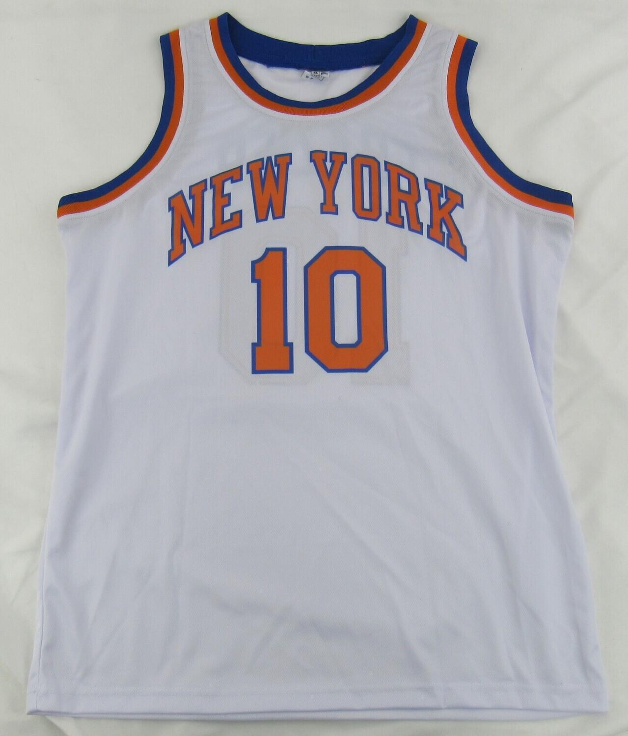 Walt Frazier Signed Jersey Inscribed "HOF 1987" (CX by Steiner) at PristineAuction.com Walt Frazier Signed Jersey Inscribed "HOF 1987" (CX by Steiner) at PristineAuction.com