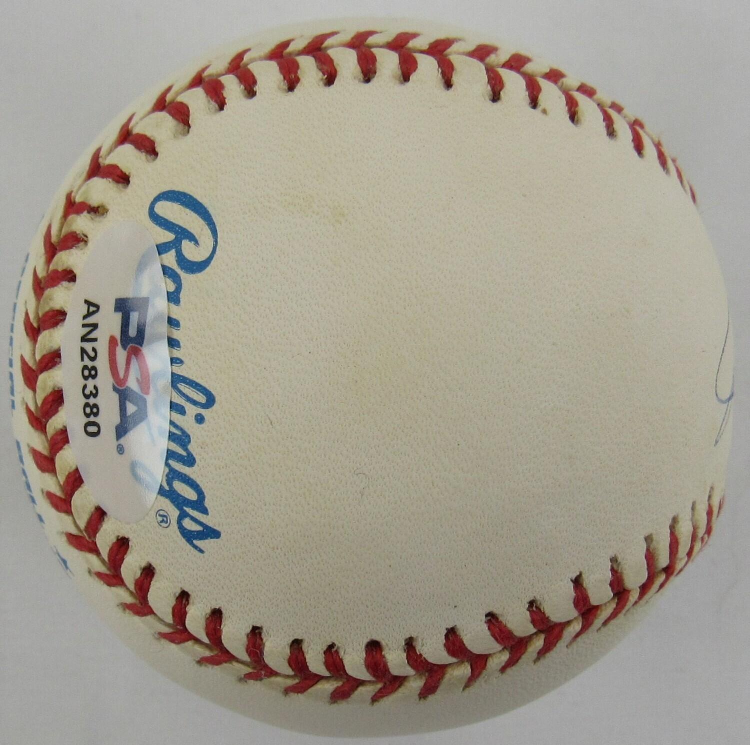 Jim "Catfish" Hunter Signed OAL Baseball (PSA) at PristineAuction.com Jim "Catfish" Hunter Signed OAL Baseball (PSA) at PristineAuction.com