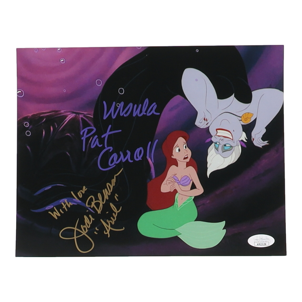 Jodi Benson & Pat Carroll Signed "The Little Mermaid" 8x10 Photo with