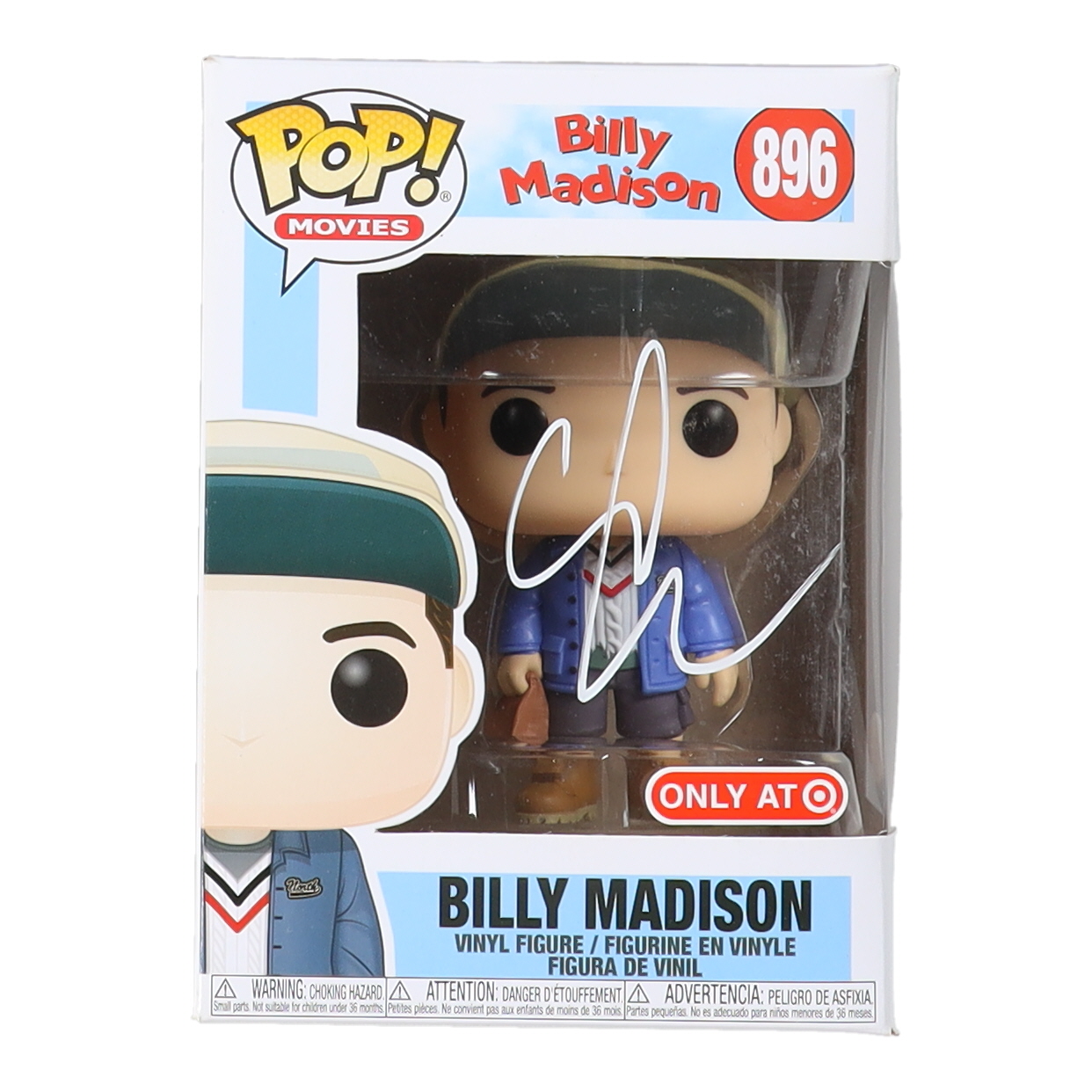 Adam Sandler Signed "Billy Madison" #896 Billy Madison Funko Pop! Vinyl Figure (JSA) at PristineAuction.com Adam Sandler Signed "Billy Madison" #896 Billy Madison Funko Pop! Vinyl Figure (JSA) at PristineAuction.com