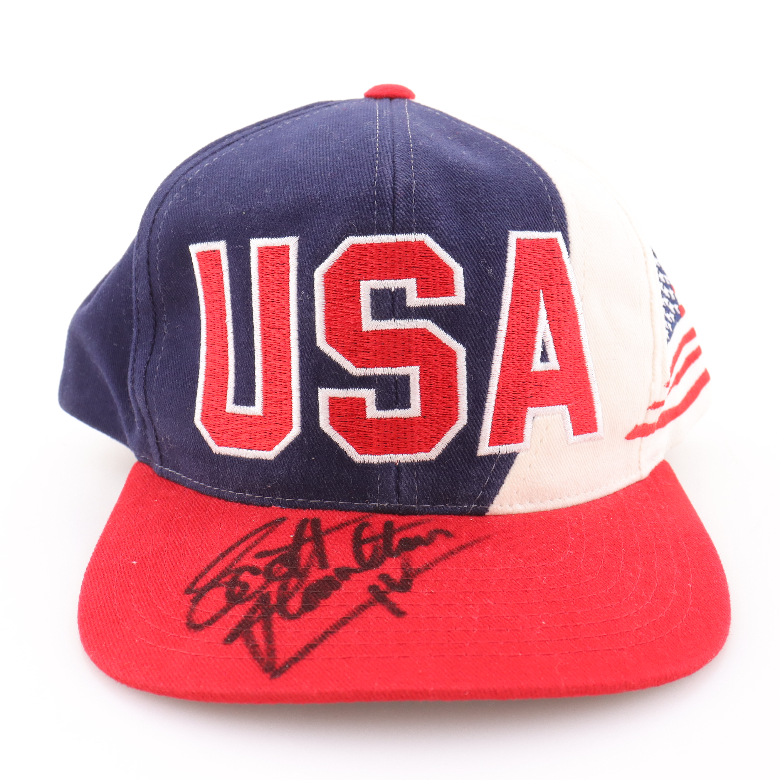 Hat Signature Scott Hamilton Signed Team USA Adjustable Hat (Beckett) | Pristine Auction