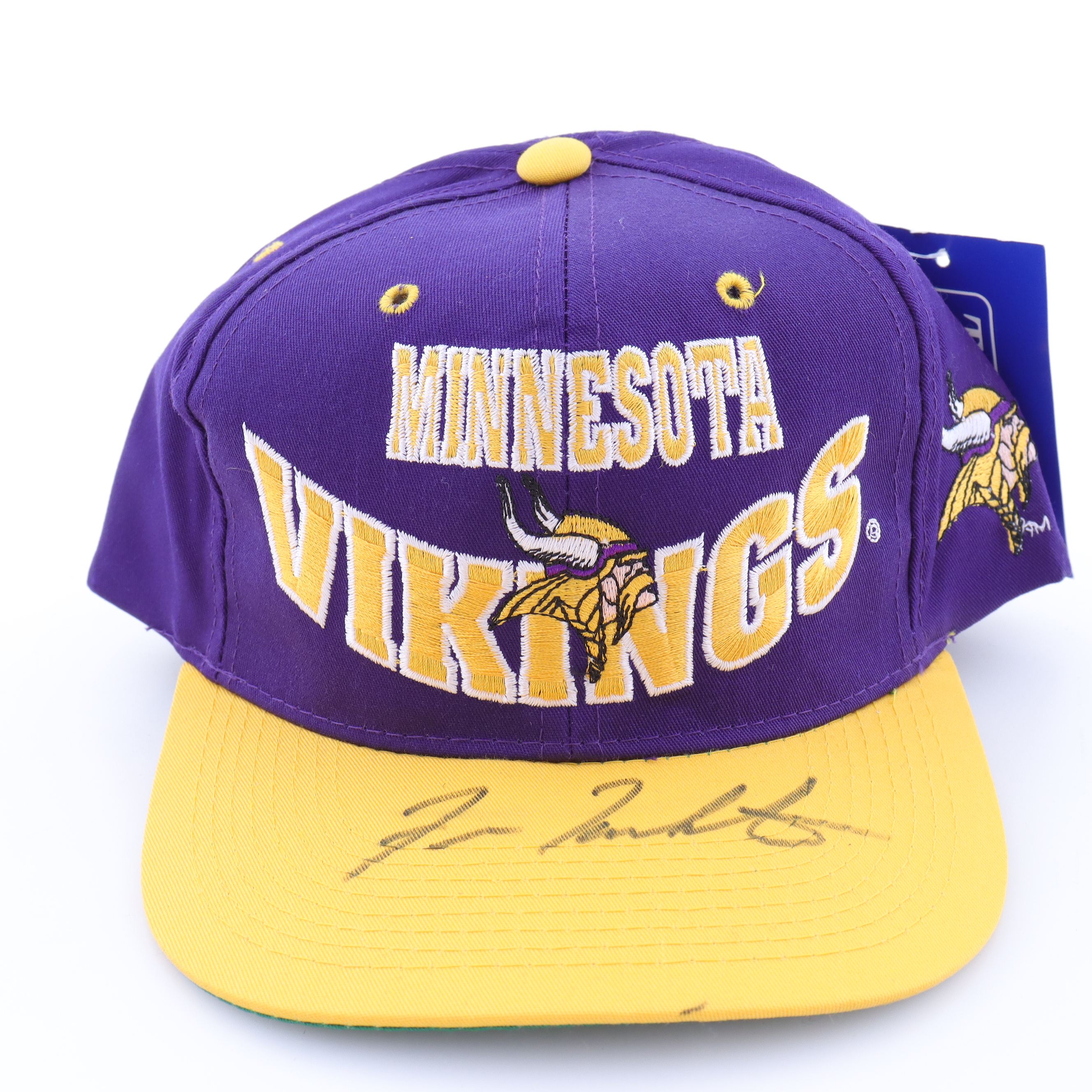Fran Tarkenton Signed Vikings Adjustable Hat (Beckett) at PristineAuction.com Fran Tarkenton Signed Vikings Adjustable Hat (Beckett) at PristineAuction.com