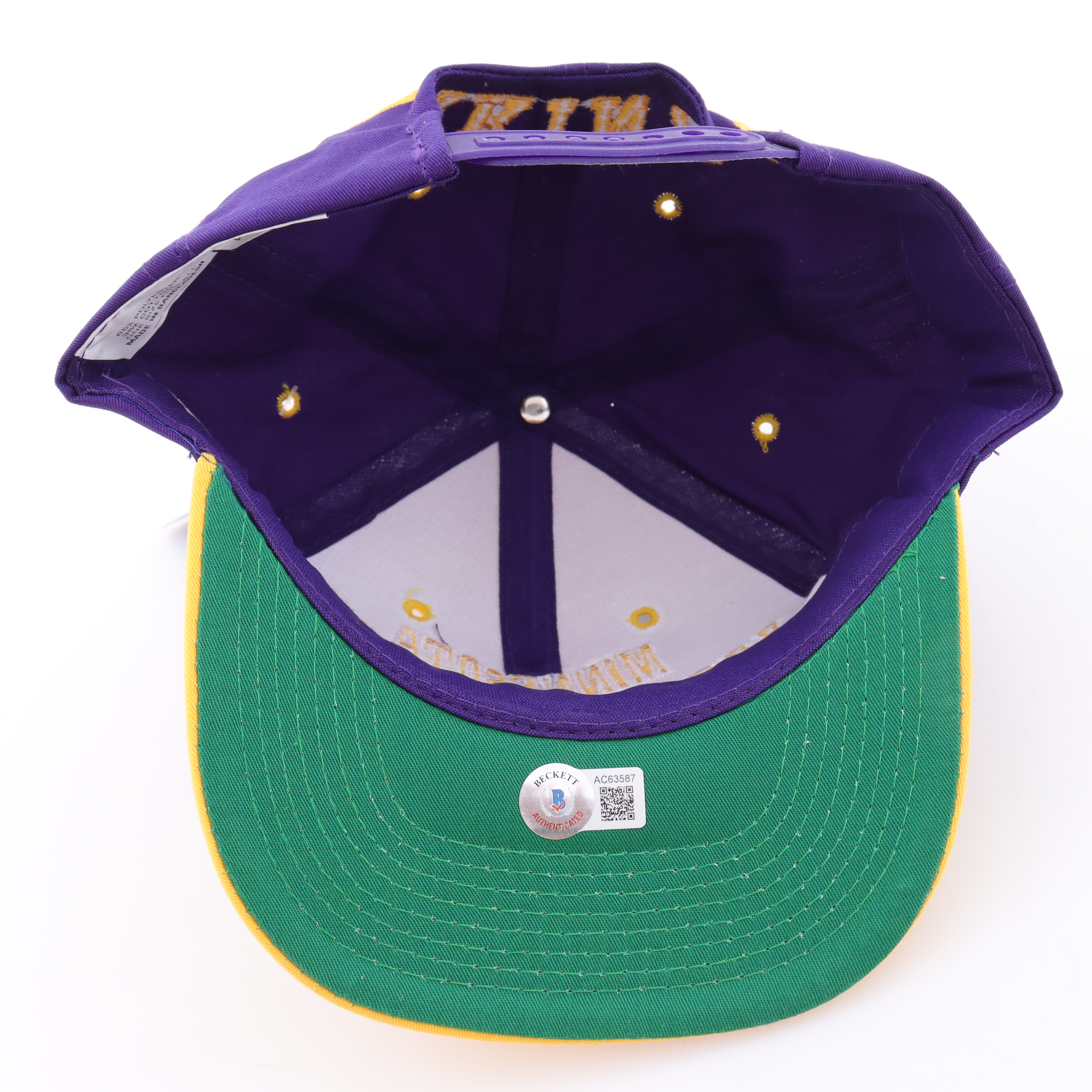 Fran Tarkenton Signed Vikings Adjustable Hat (Beckett) at PristineAuction.com Fran Tarkenton Signed Vikings Adjustable Hat (Beckett) at PristineAuction.com