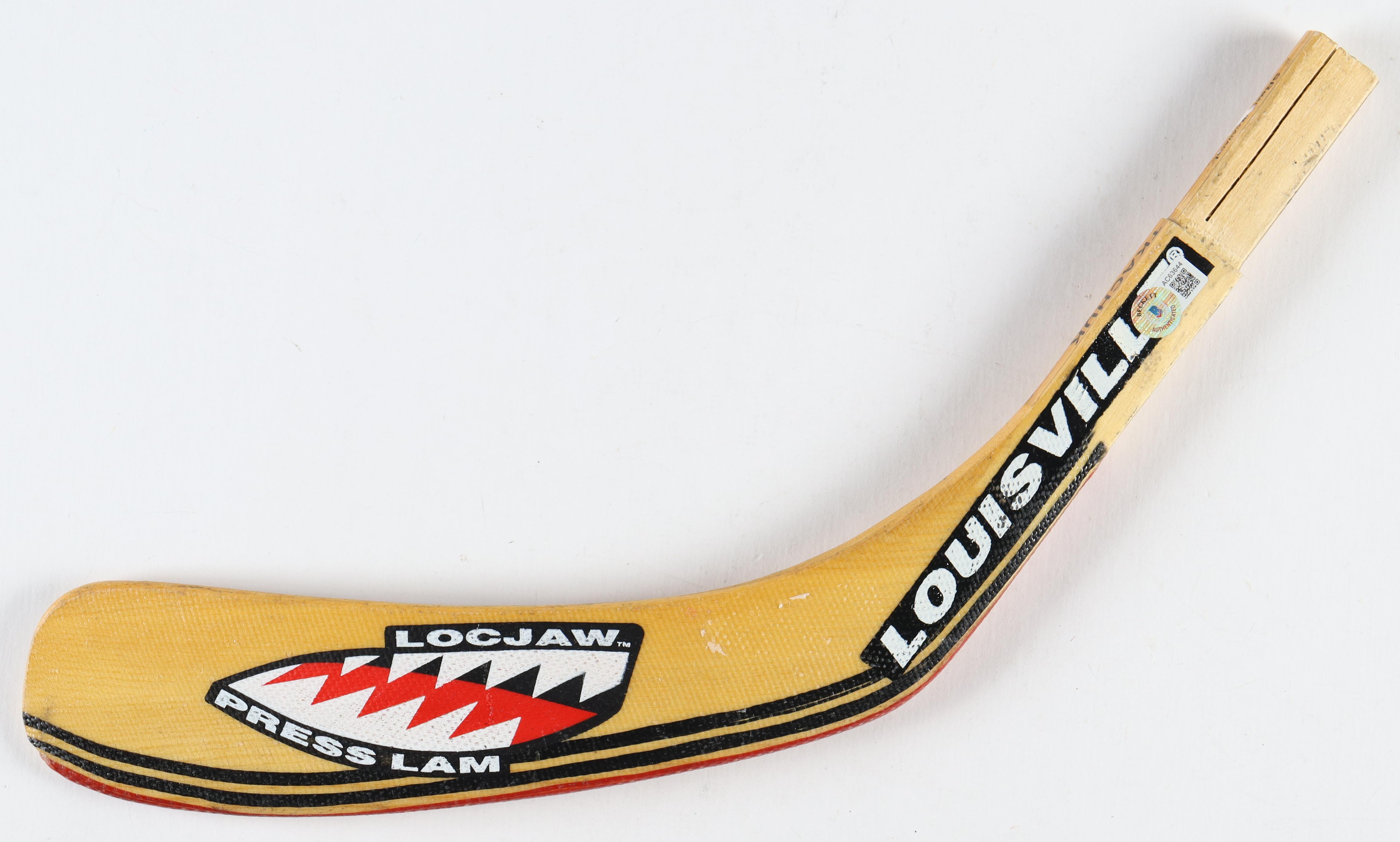 Jarome Iginla Signed Louisville Hockey Stick Blade (Beckett) at PristineAuction.com Jarome Iginla Signed Louisville Hockey Stick Blade (Beckett) at PristineAuction.com