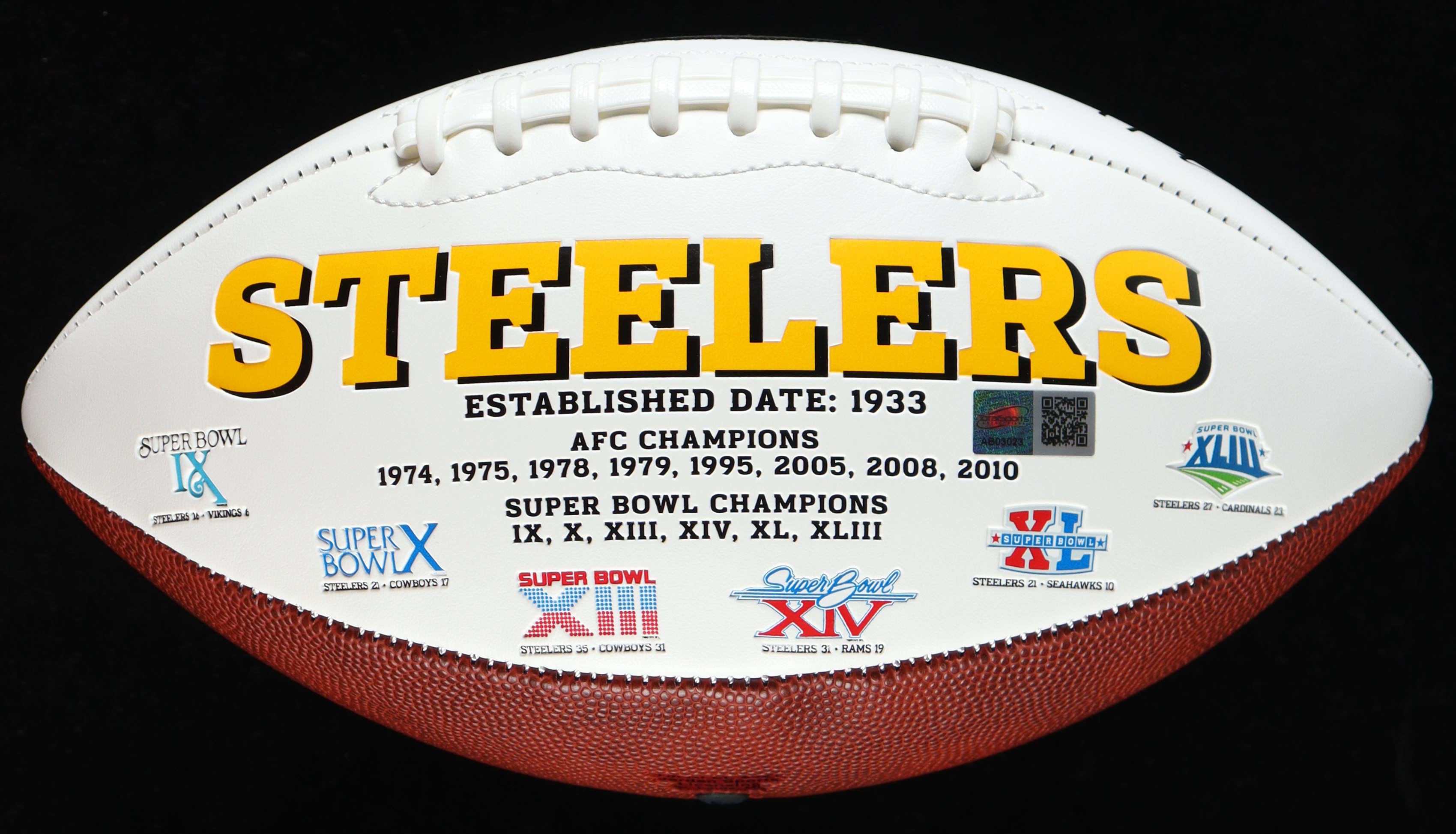 Cameron Heyward Signed Steelers Logo Football (TSE) at PristineAuction.com Cameron Heyward Signed Steelers Logo Football (TSE) at PristineAuction.com