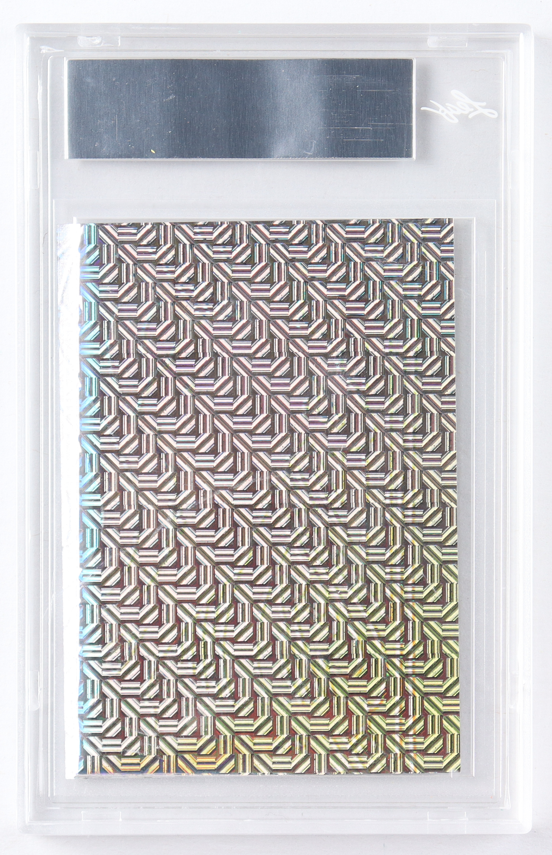 Nick Smith Jr. 2022 Leaf OptiChrome Promo Set Pre-Production Proof Mojo Zebra RC #1/1 (Leaf) at PristineAuction.com Nick Smith Jr. 2022 Leaf OptiChrome Promo Set Pre-Production Proof Mojo Zebra RC #1/1 (Leaf) at PristineAuction.com