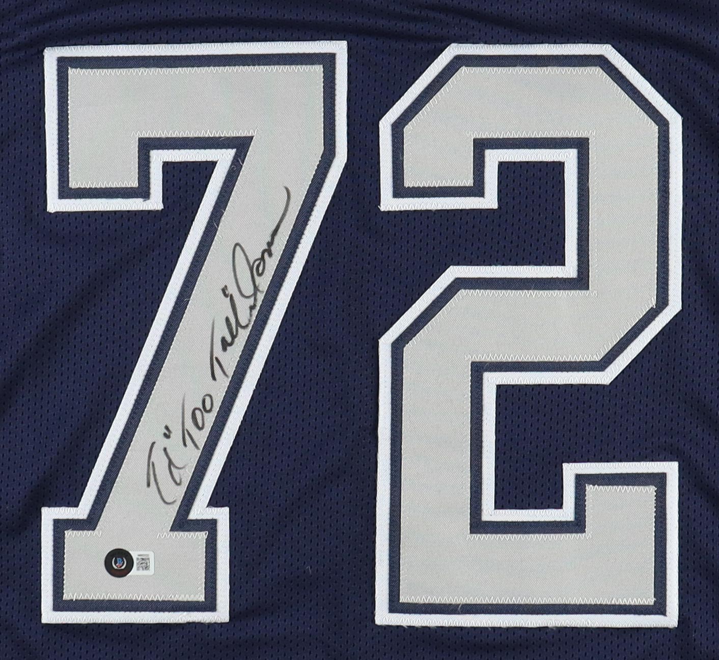 Ed "Too Tall" Jones Signed Jersey (Beckett) at PristineAuction.com Ed "Too Tall" Jones Signed Jersey (Beckett) at PristineAuction.com
