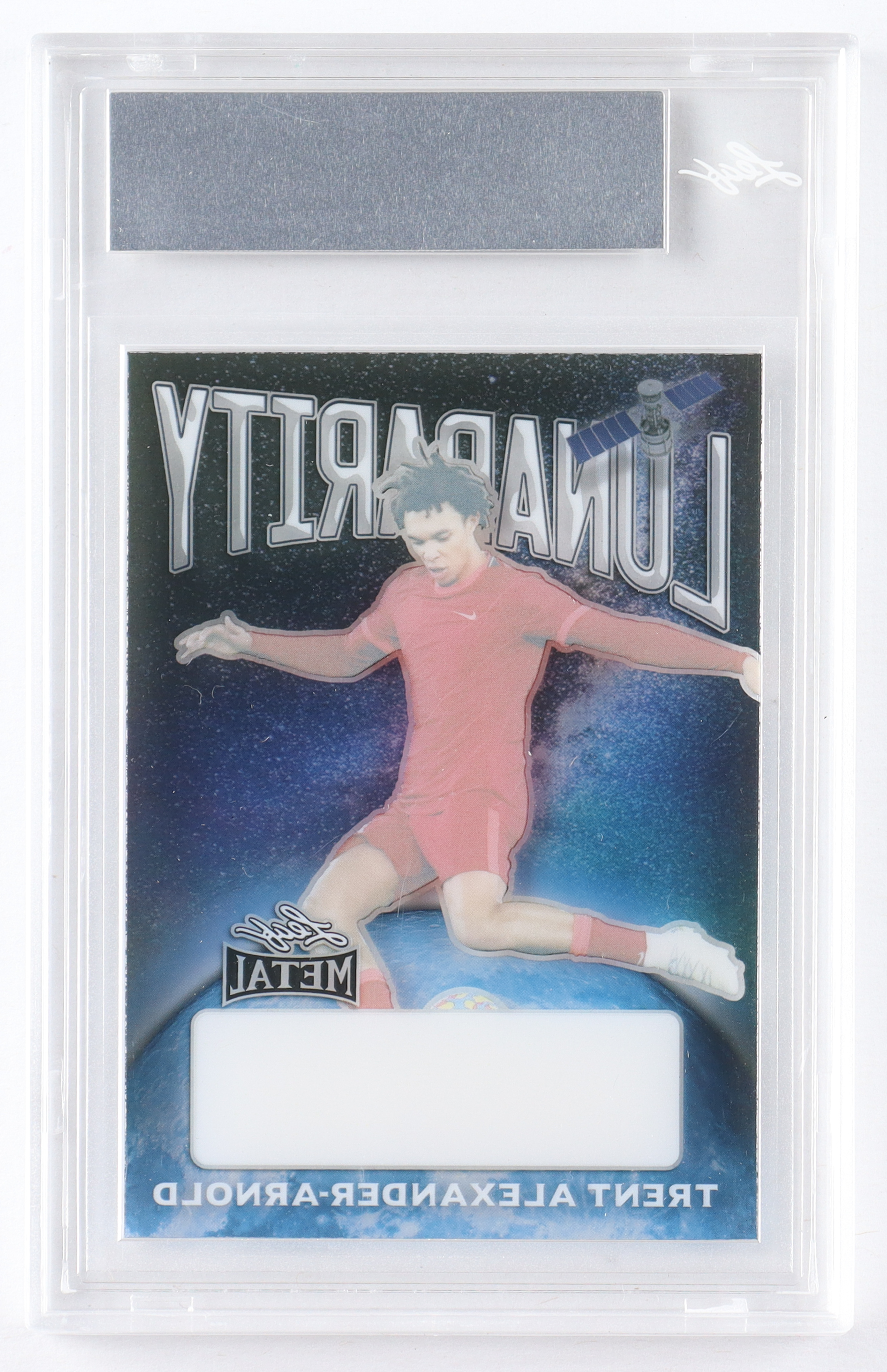 Trent Alexander-Arnold 2022 Leaf Metal Lunararity Pre-Production Proof Clear #1/1 (Leaf) at PristineAuction.com Trent Alexander-Arnold 2022 Leaf Metal Lunararity Pre-Production Proof Clear #1/1 (Leaf) at PristineAuction.com