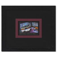 Marvel Avengers: Earth's Mightiest Heroes "Seq 18 Morning Elevator Bar" 12x10 Custom Framed Original Story Board Production Painting (Artova) at PristineAuction.com