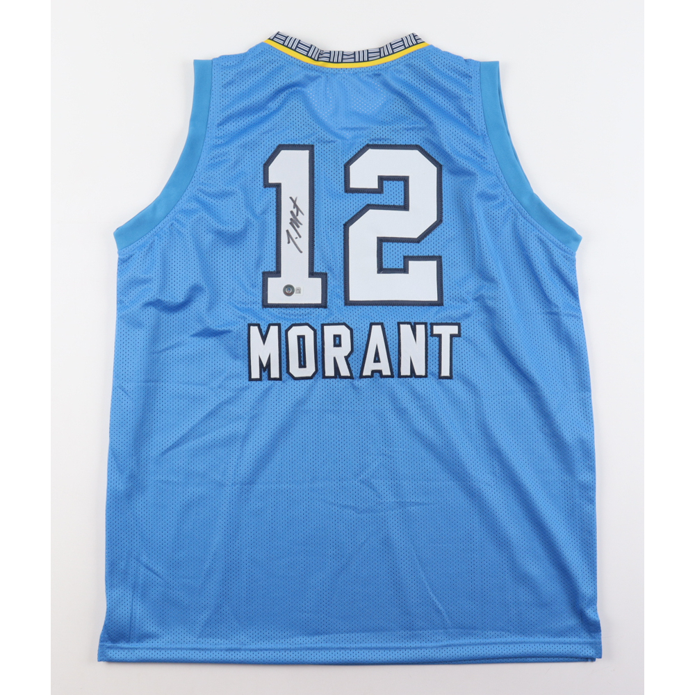 Ja Morant Signed Jersey (Beckett) Pristine Auction