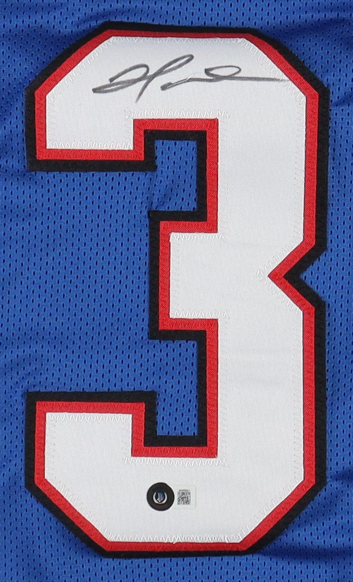 Damar Hamlin Signed Bills Jersey (Beckett) at PristineAuction.com Damar Hamlin Signed Bills Jersey (Beckett) at PristineAuction.com